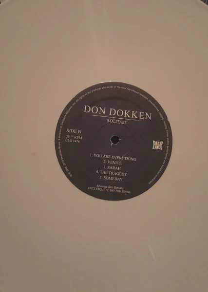 Don Dokken - Solitary (White Vinyl) - Image 5