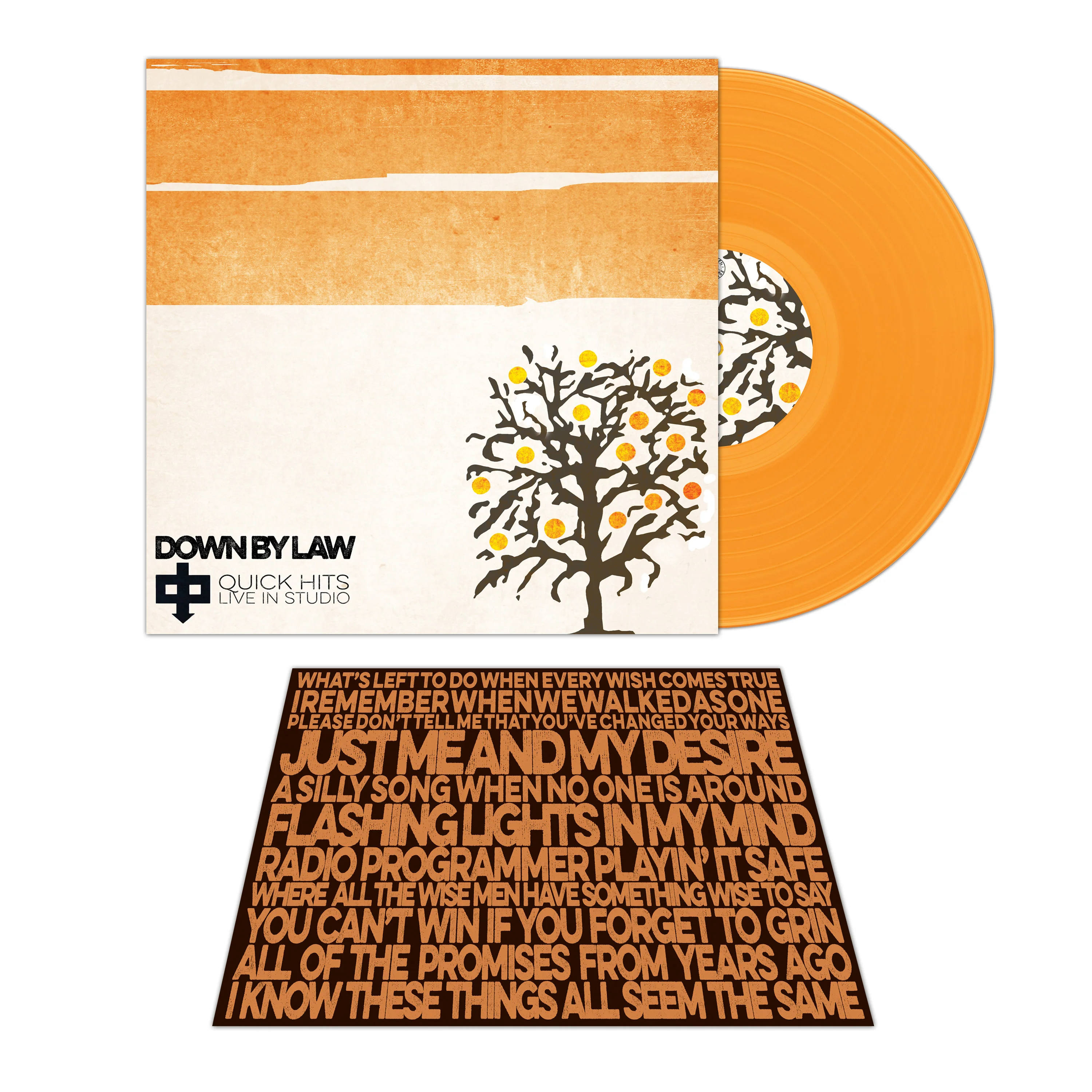 Down By Law - Quick Hits Live In Studio (Limited Edition Orange Vinyl) - Image 2