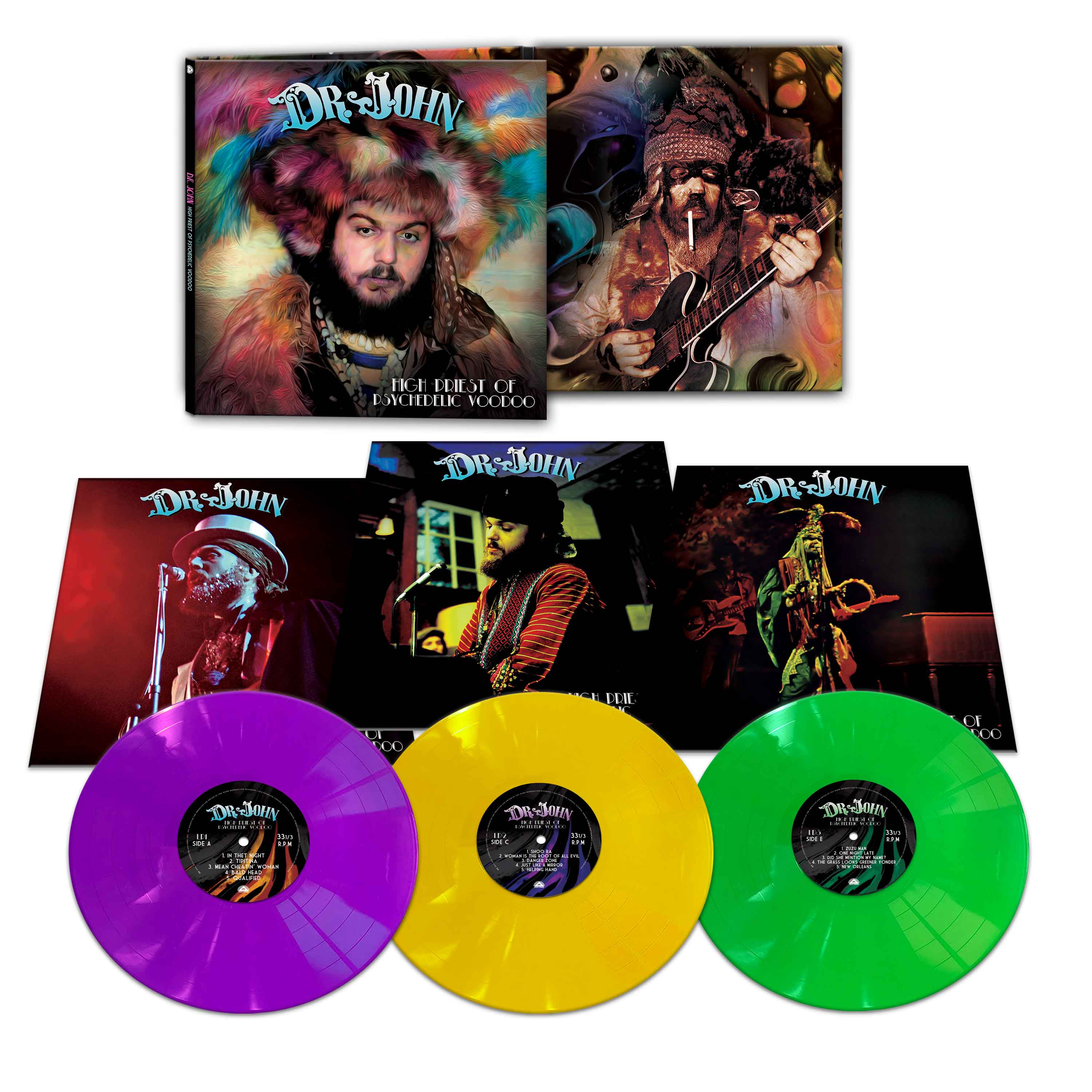 Dr. John - High Priest of Psychedelic Voodoo (Purple-Yellow-Green 3 Vinyl) - Image 2