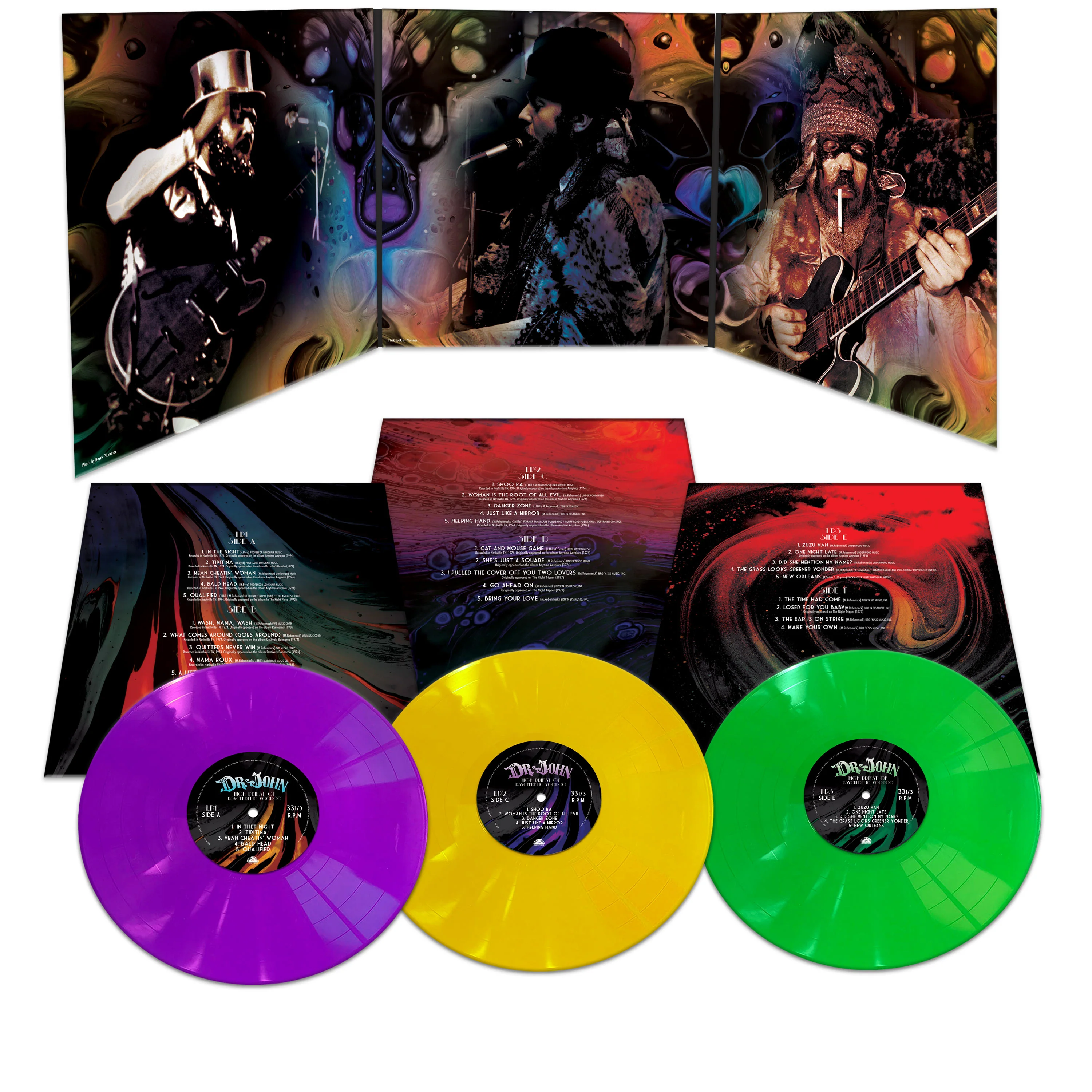 Dr. John - High Priest of Psychedelic Voodoo (Purple-Yellow-Green 3 Vinyl) - Image 4