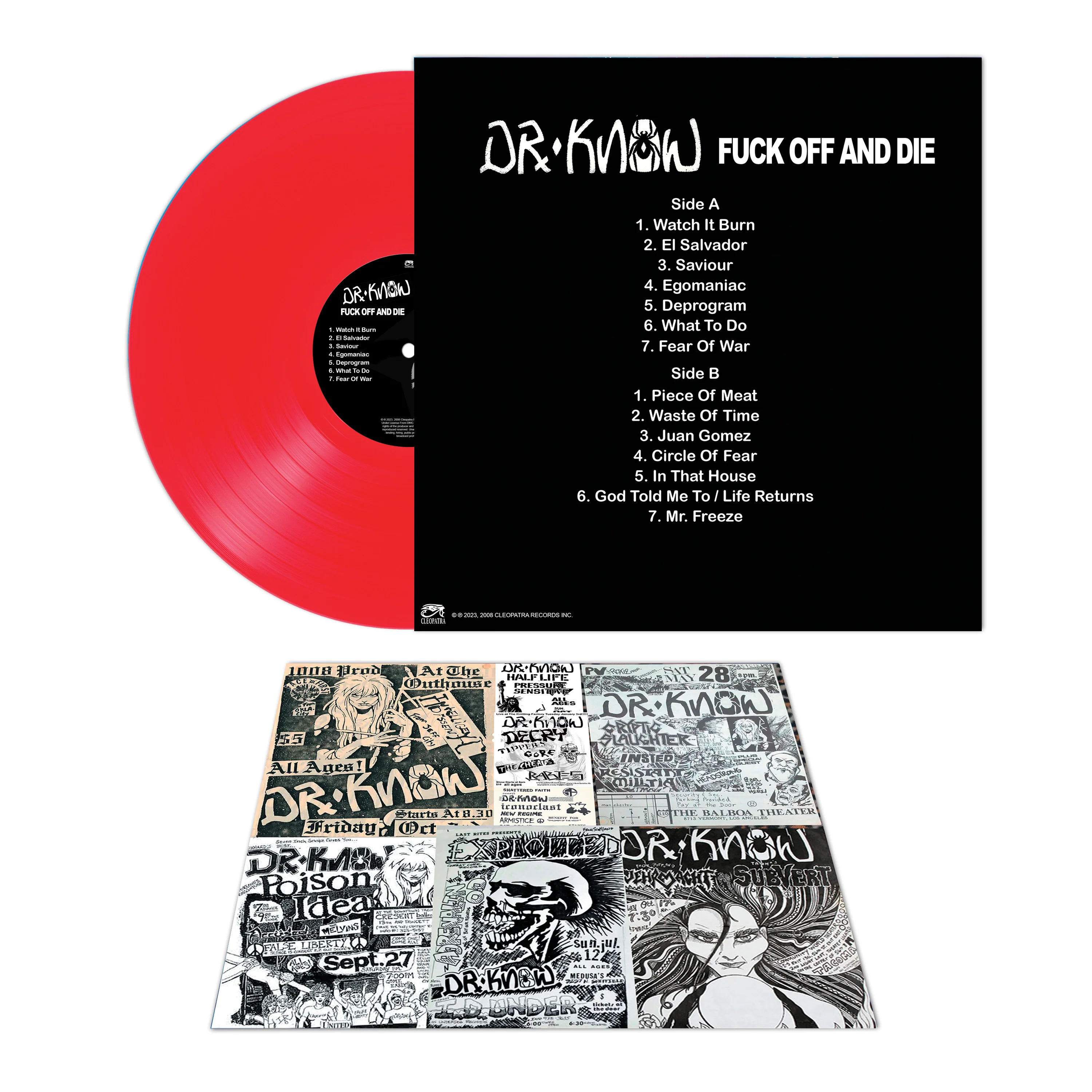 Dr. Know - Fuck Off And Die (Red Vinyl) - Image 2