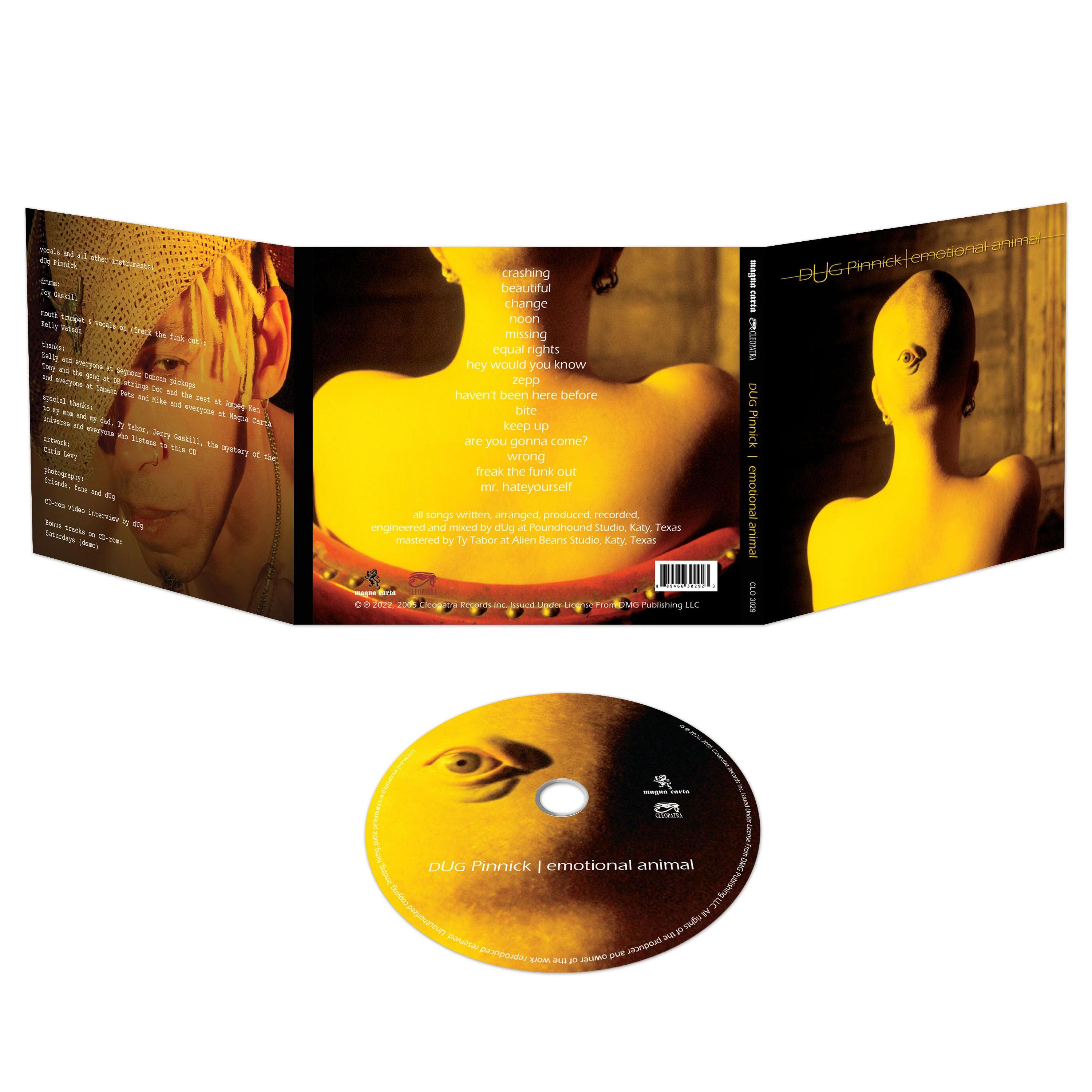 Dug Pinnick - Emotional Animal (CD Digipak) - Image 2