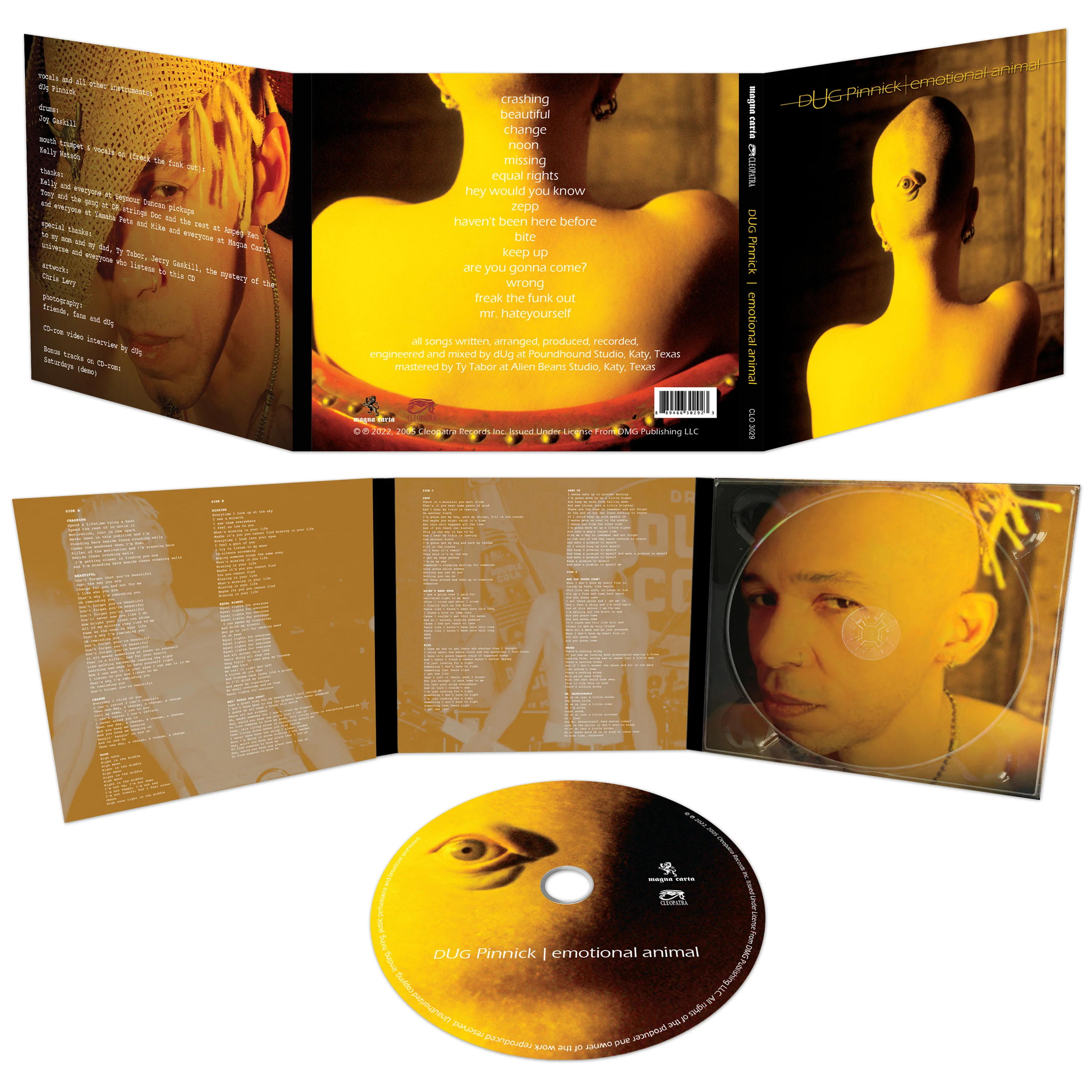Dug Pinnick - Emotional Animal (CD Digipak) - Image 3
