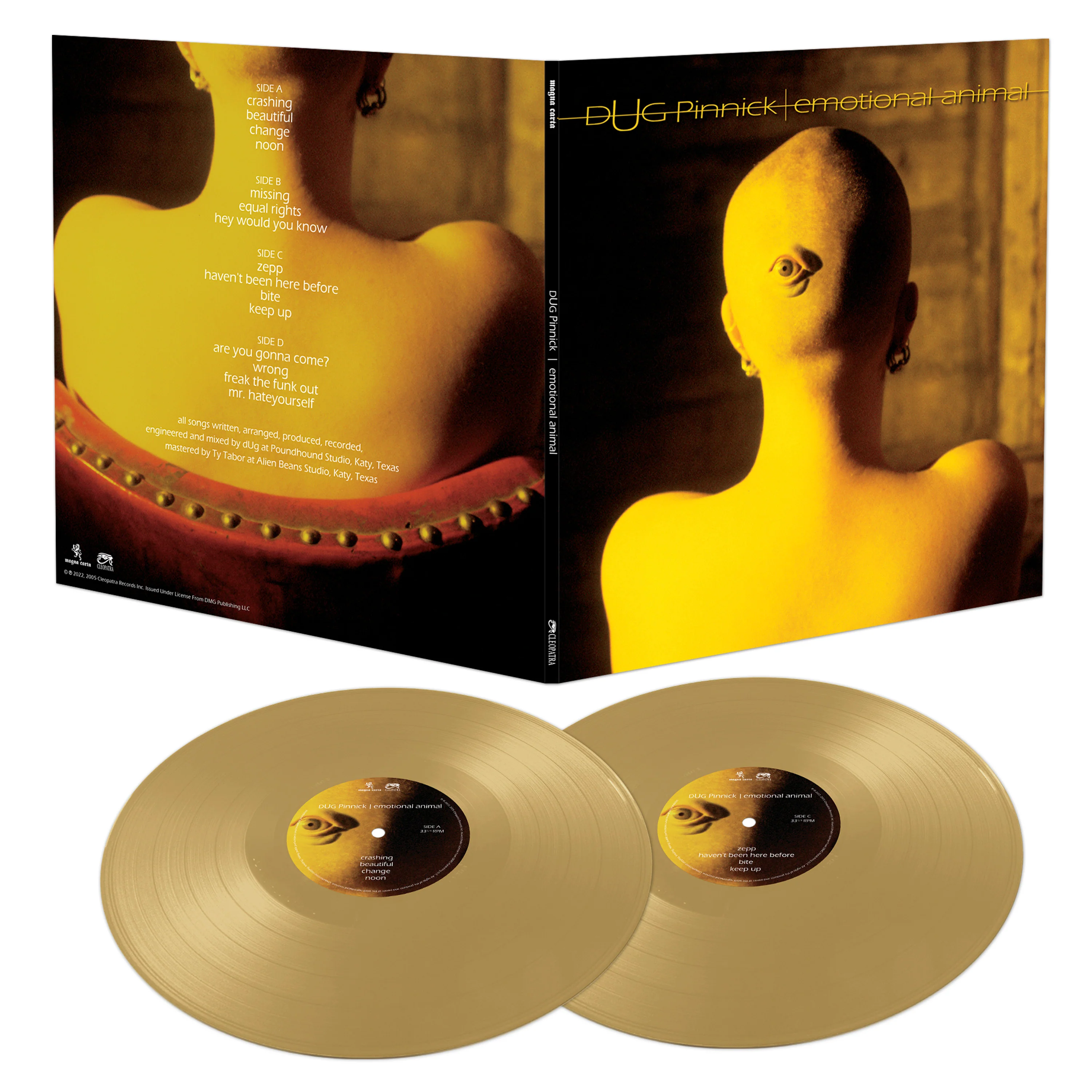 Dug Pinnick - Emotional Animal (Gold Double Vinyl) - Image 2