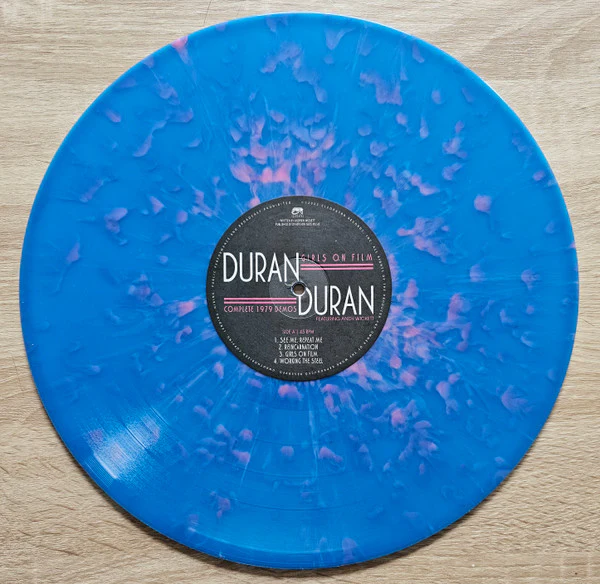 Duran Duran - Girls On Film - Complete 1979 Demos - Featuring Andy Wickett (Blue with Pink Spots Vinyl) - Image 2