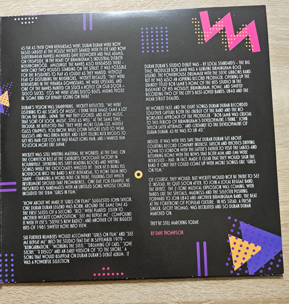 Duran Duran - Girls On Film - Complete 1979 Demos - Featuring Andy Wickett (Blue with Pink Spots Vinyl) - Image 5