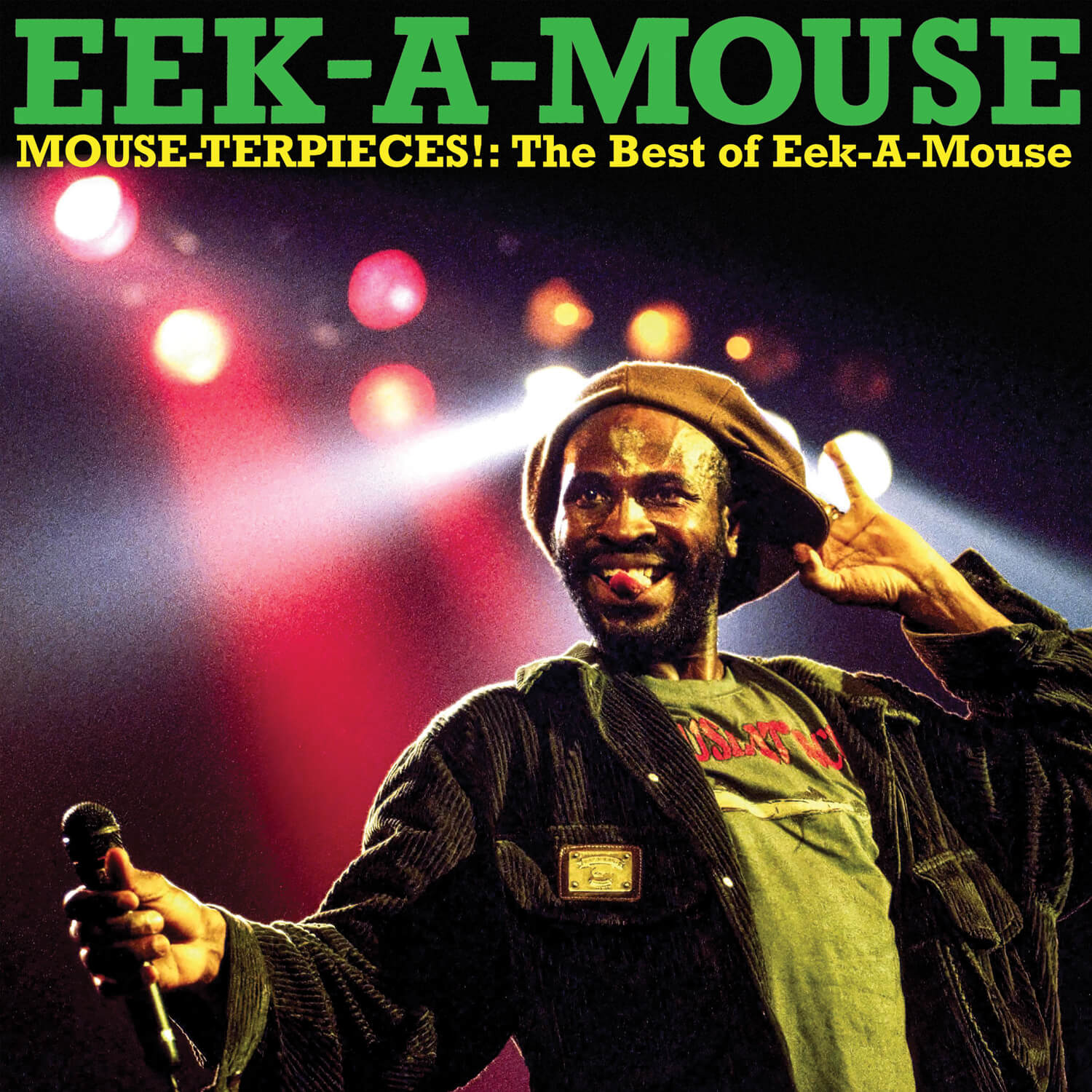 Eek-A-Mouse - Mouse-Terpieces: The Best of Eek-A-Mouse (Green/Red/Yellow Split Color Vinyl LP) - Image 3