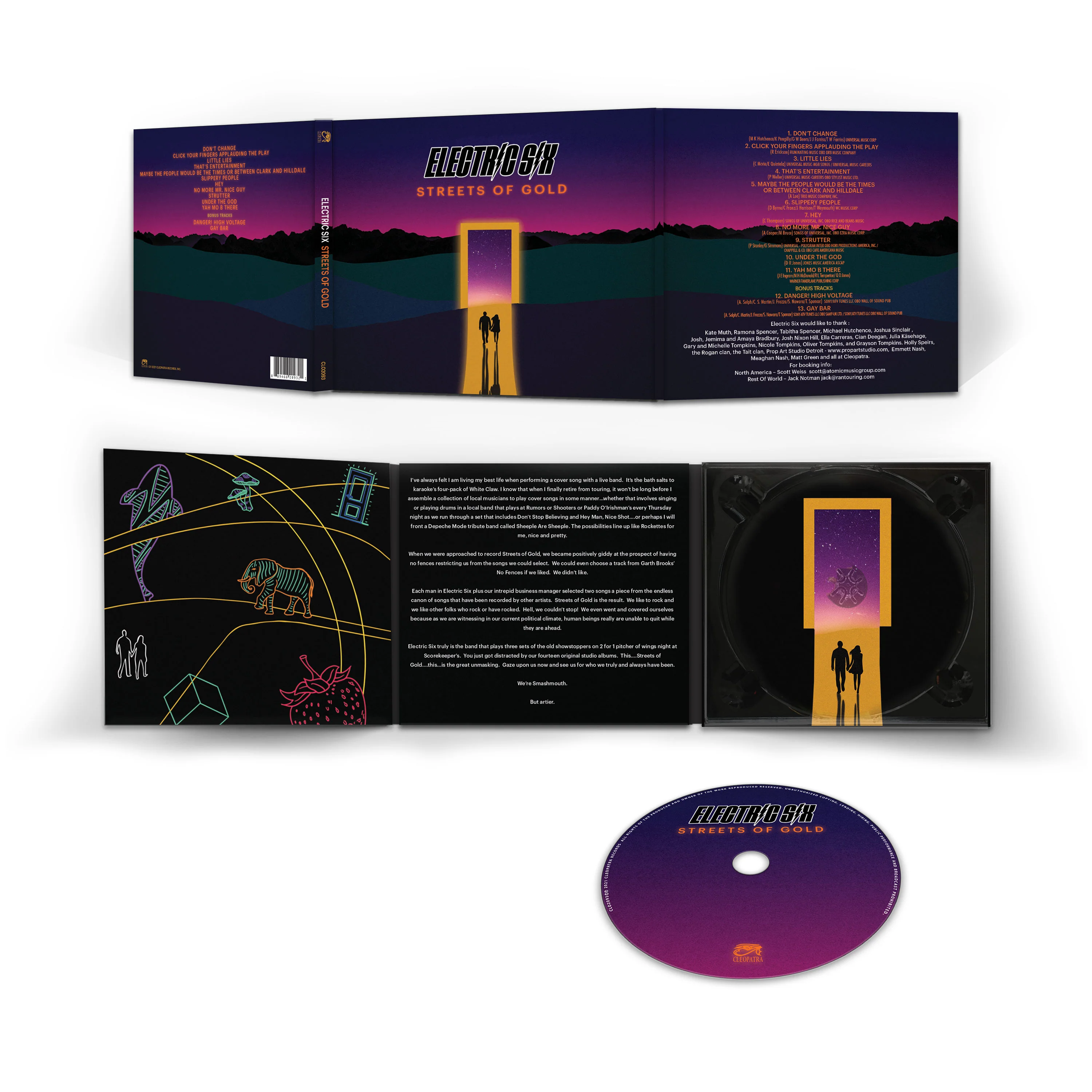 Electric Six - Streets of Gold (CD) - Image 3