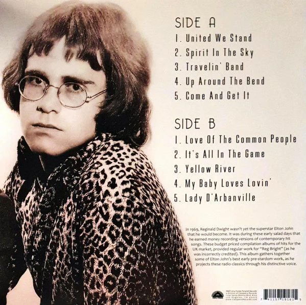 Elton John - The Legendary Covers Album 1969-70 (LP) - Image 2