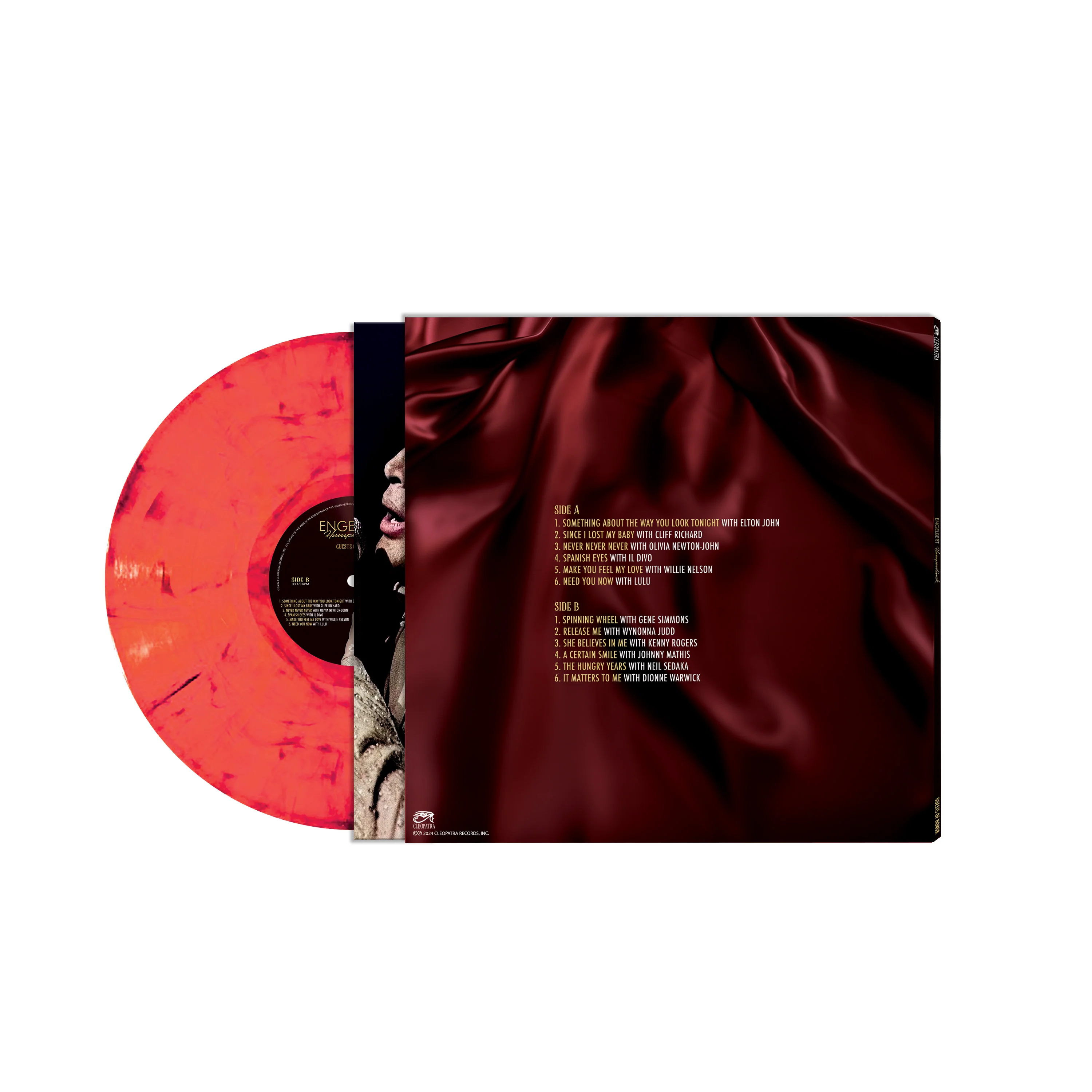 Engelbert Humperdinck - Guests Of Honor (Red Marble Vinyl) - Image 2