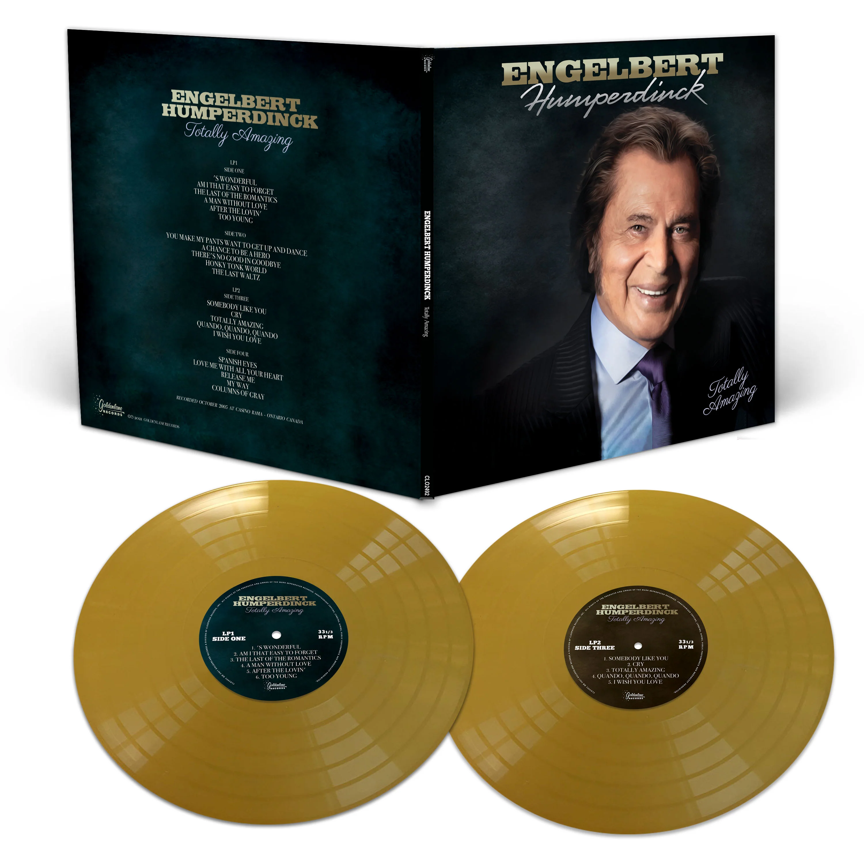 Engelbert Humperdinck - Totally Amazing (Limited Edition Double Gold Vinyl) - Image 2