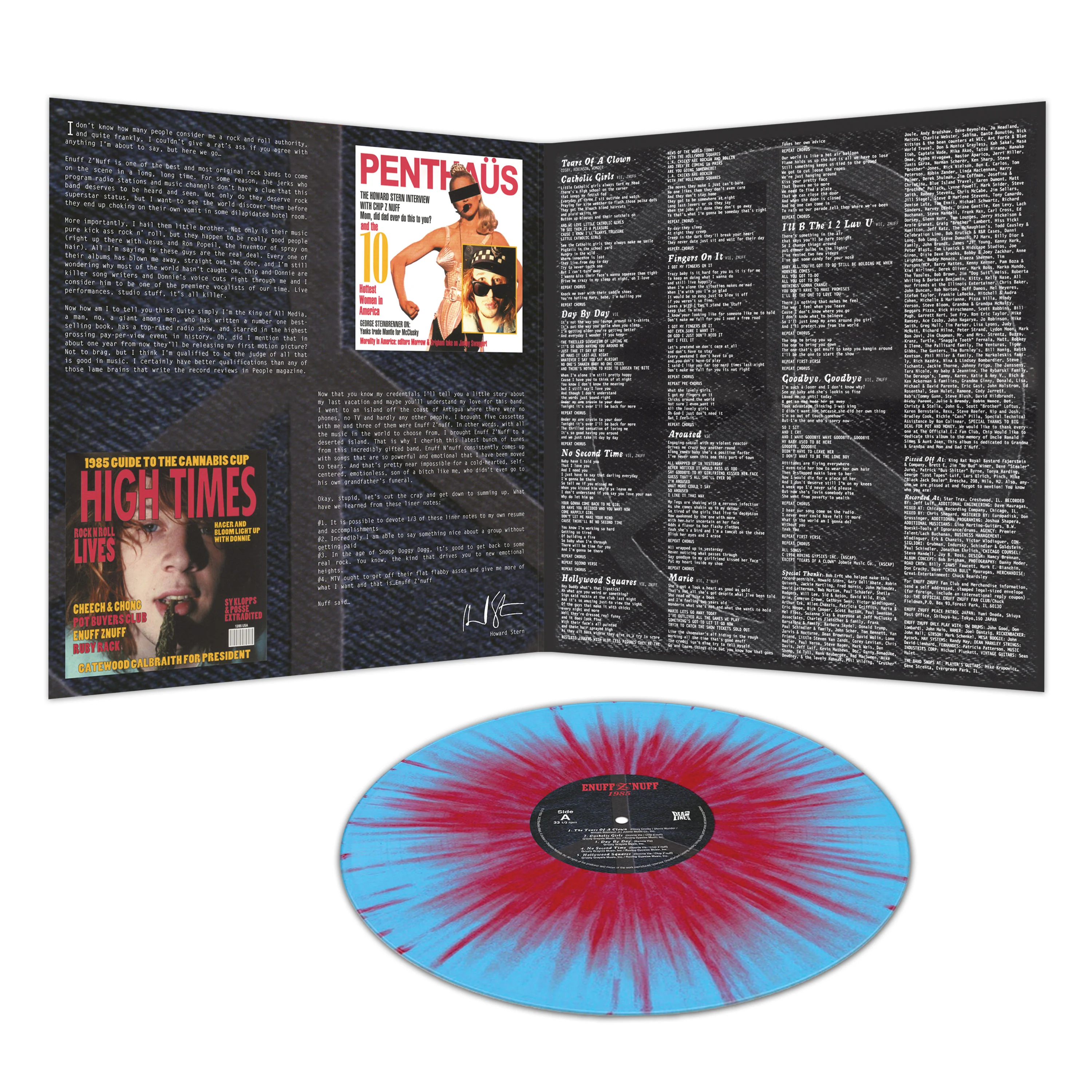 Enuff Z'Nuff - 1985 (Limited Edition Blue & Red Starburst Vinyl) - Image 3