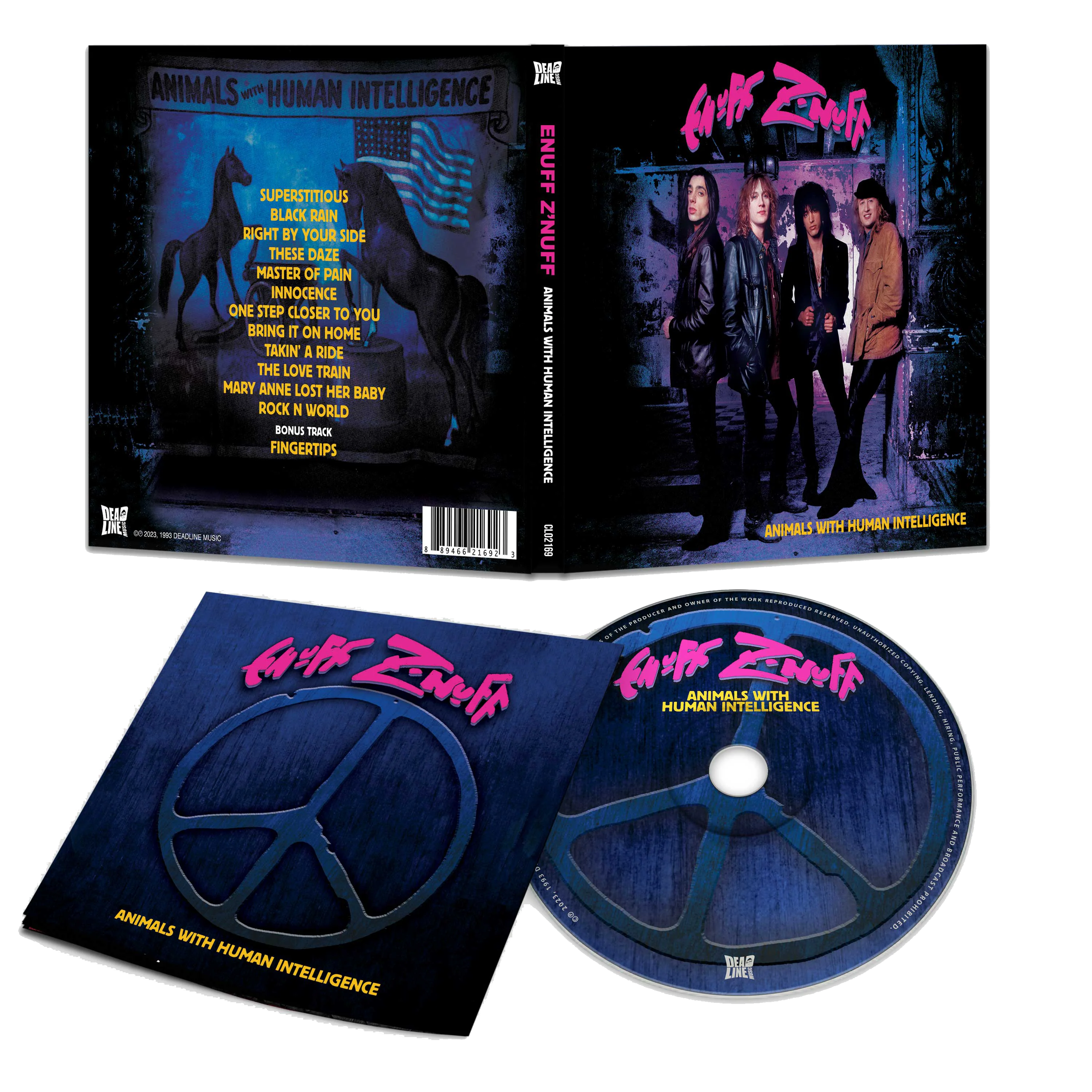 Enuff Z'nuff - Animals With Human Intelligence (CD) - Image 2