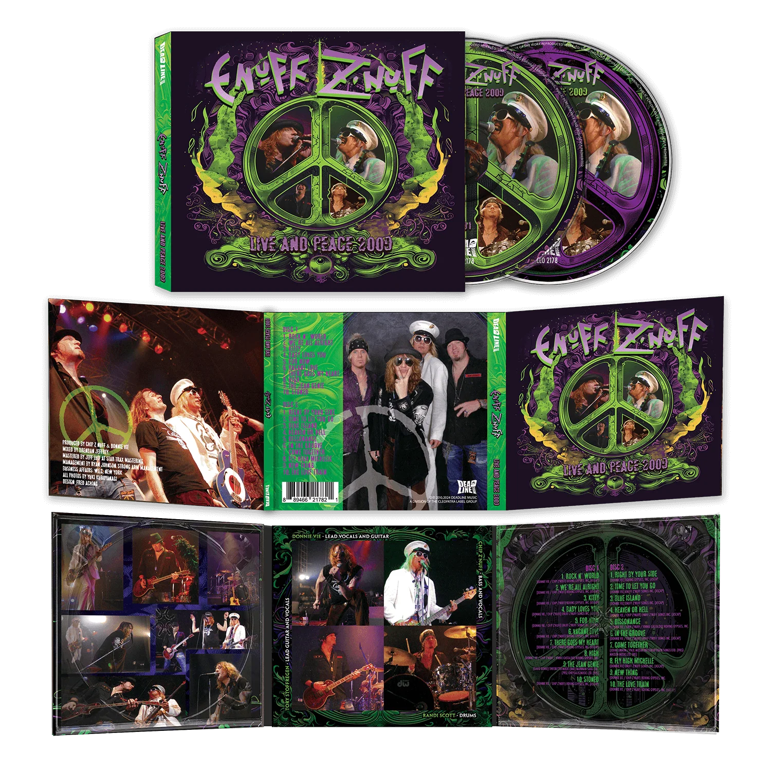 Enuff Z'Nuff - Live And Peace 2009 (2 CD Digipak) - Image 2