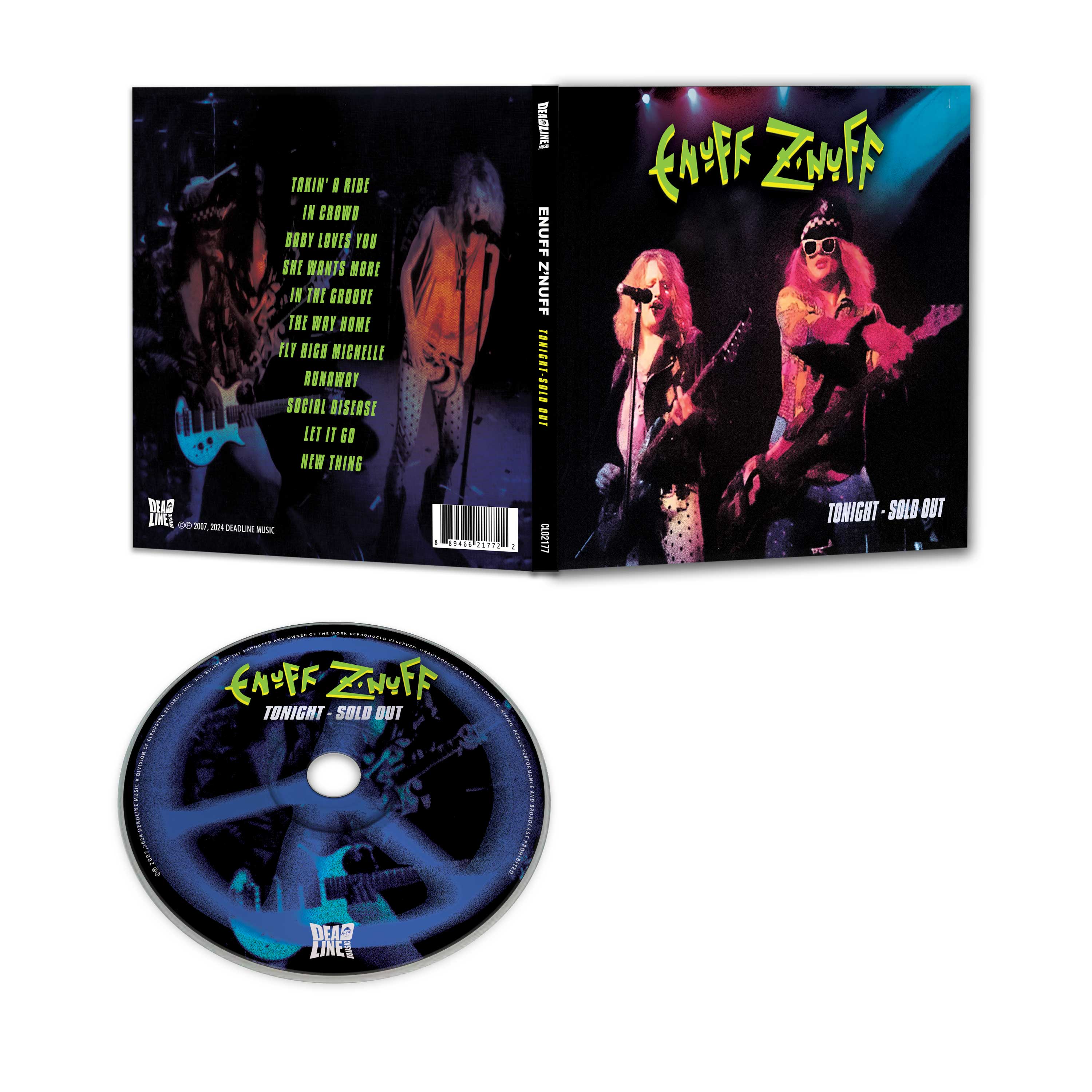 Enuff Z'Nuff - Tonight - Sold Out (CD) - Image 2