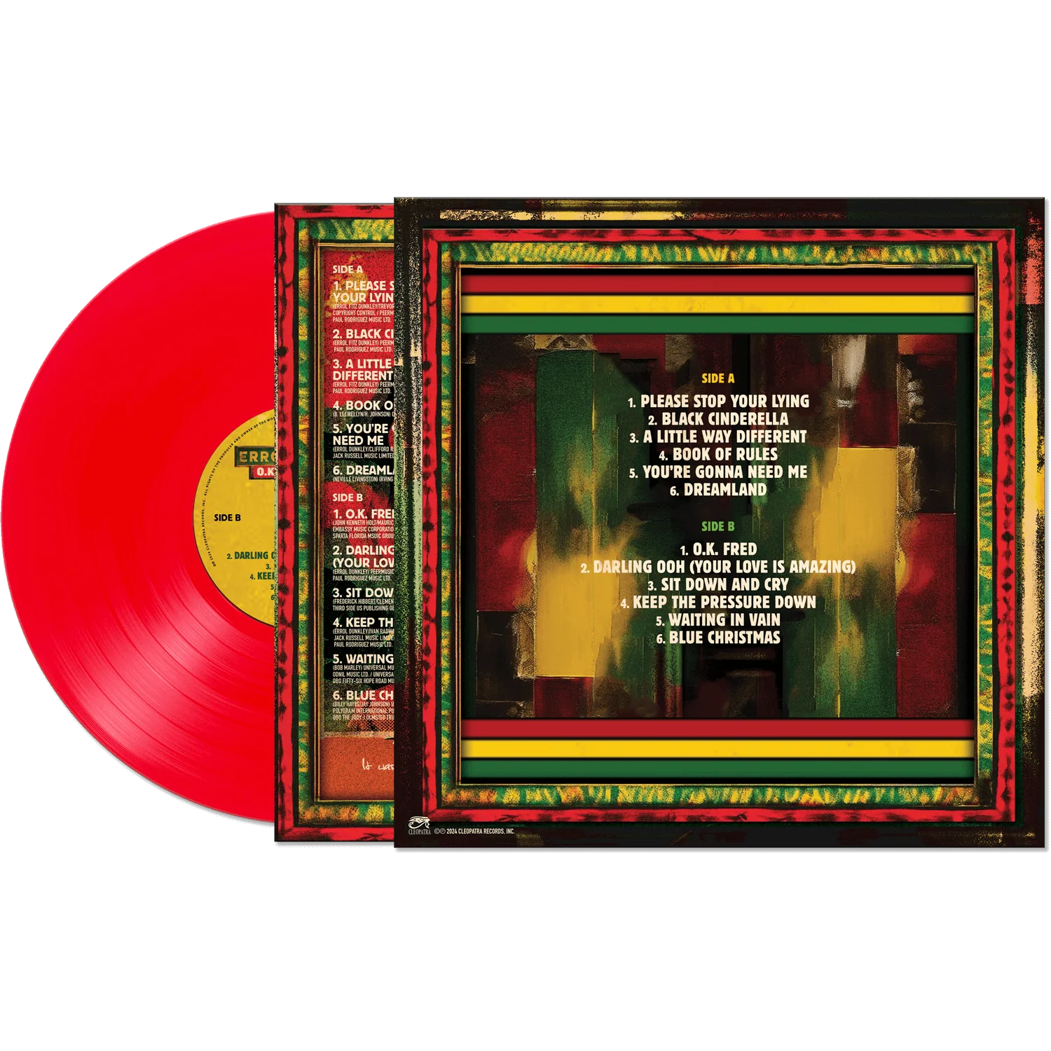 Errol Dunkley - OK Fred - Best Of (Red Vinyl) - Image 2