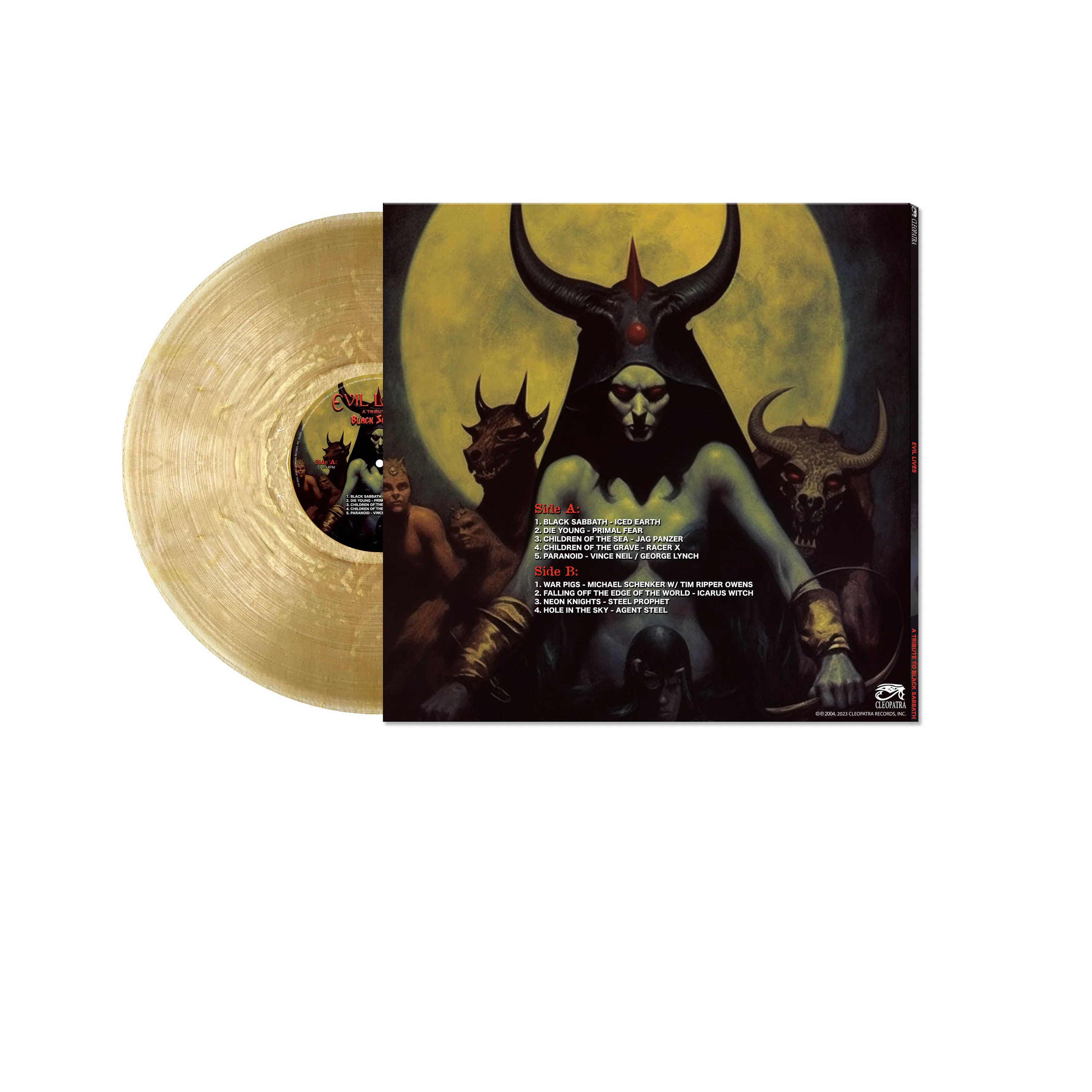 Evil Lives - A Tribute To Black Sabbath (Gold Vinyl) - Image 2