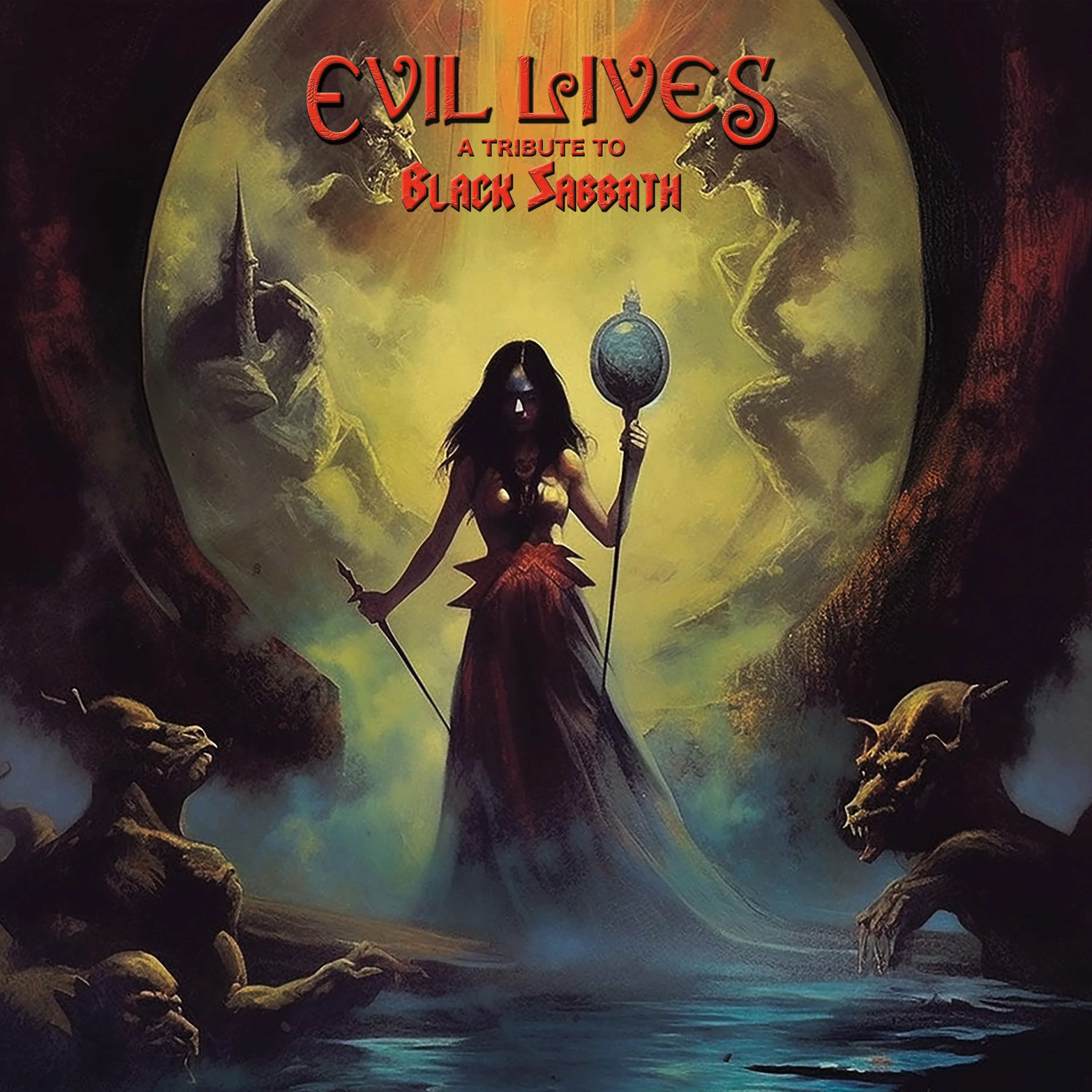 Evil Lives - A Tribute To Black Sabbath (Gold Vinyl) - Image 3