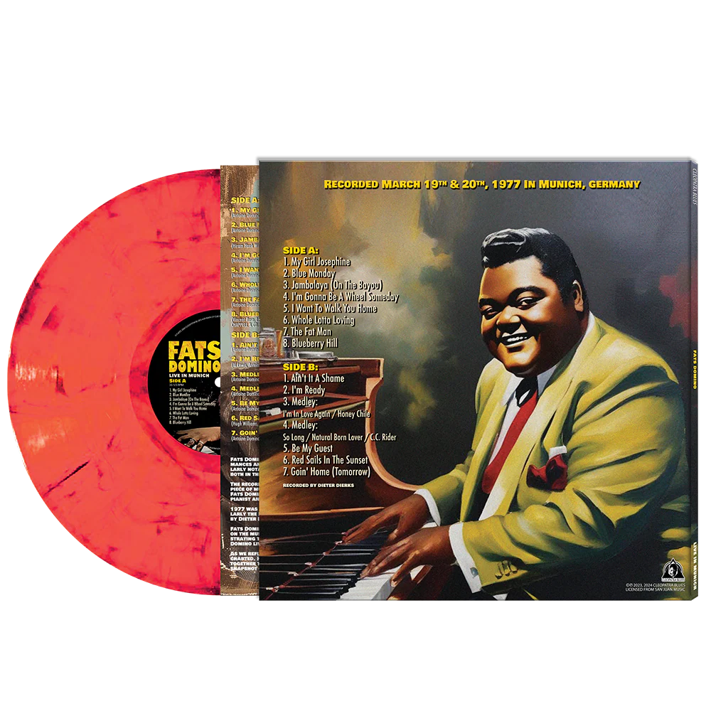 Fats Domino - Live In Munich (Red Marble Vinyl) - Image 2