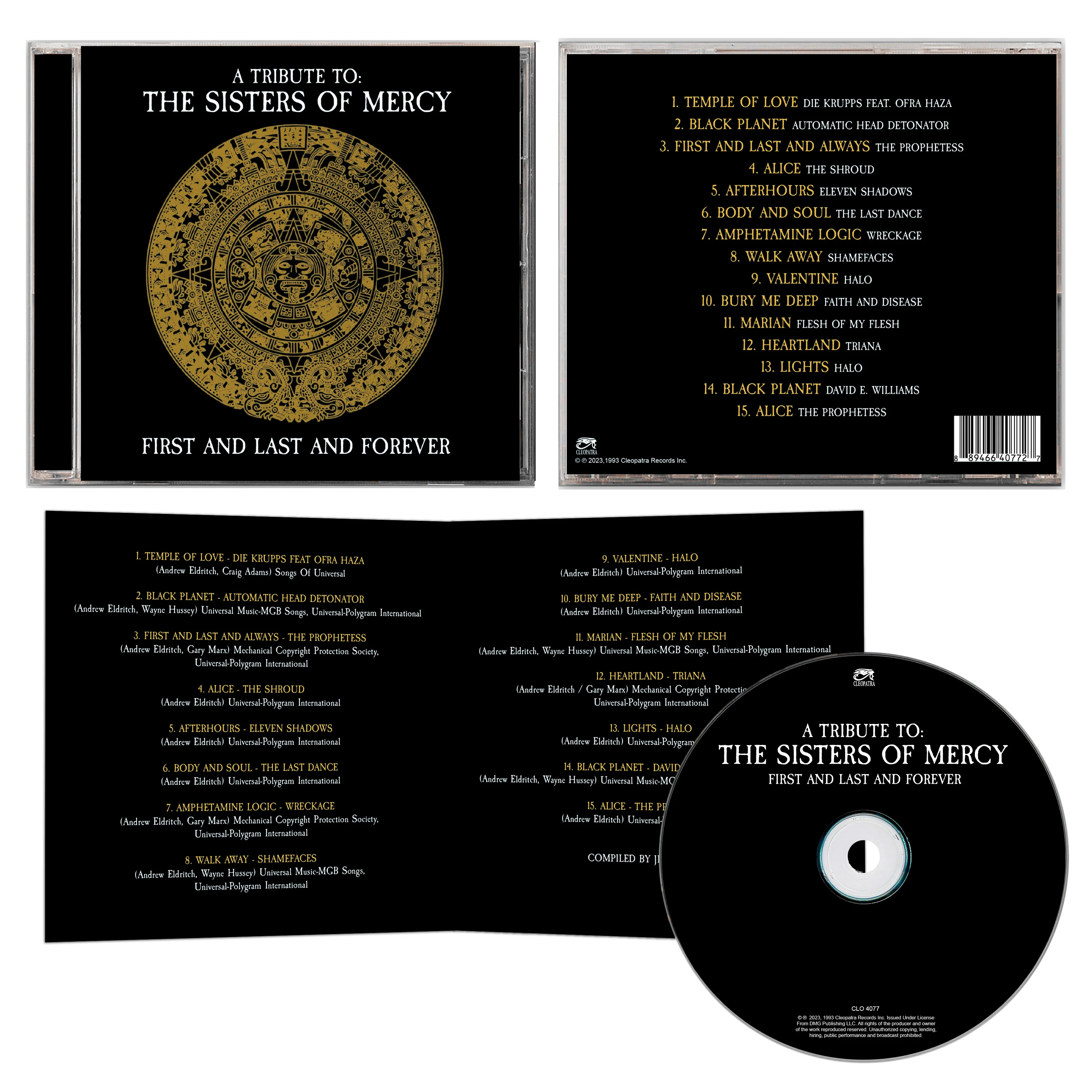 First and Last and Forever - A Tribute To The Sisters Of Mercy (CD) - Image 4
