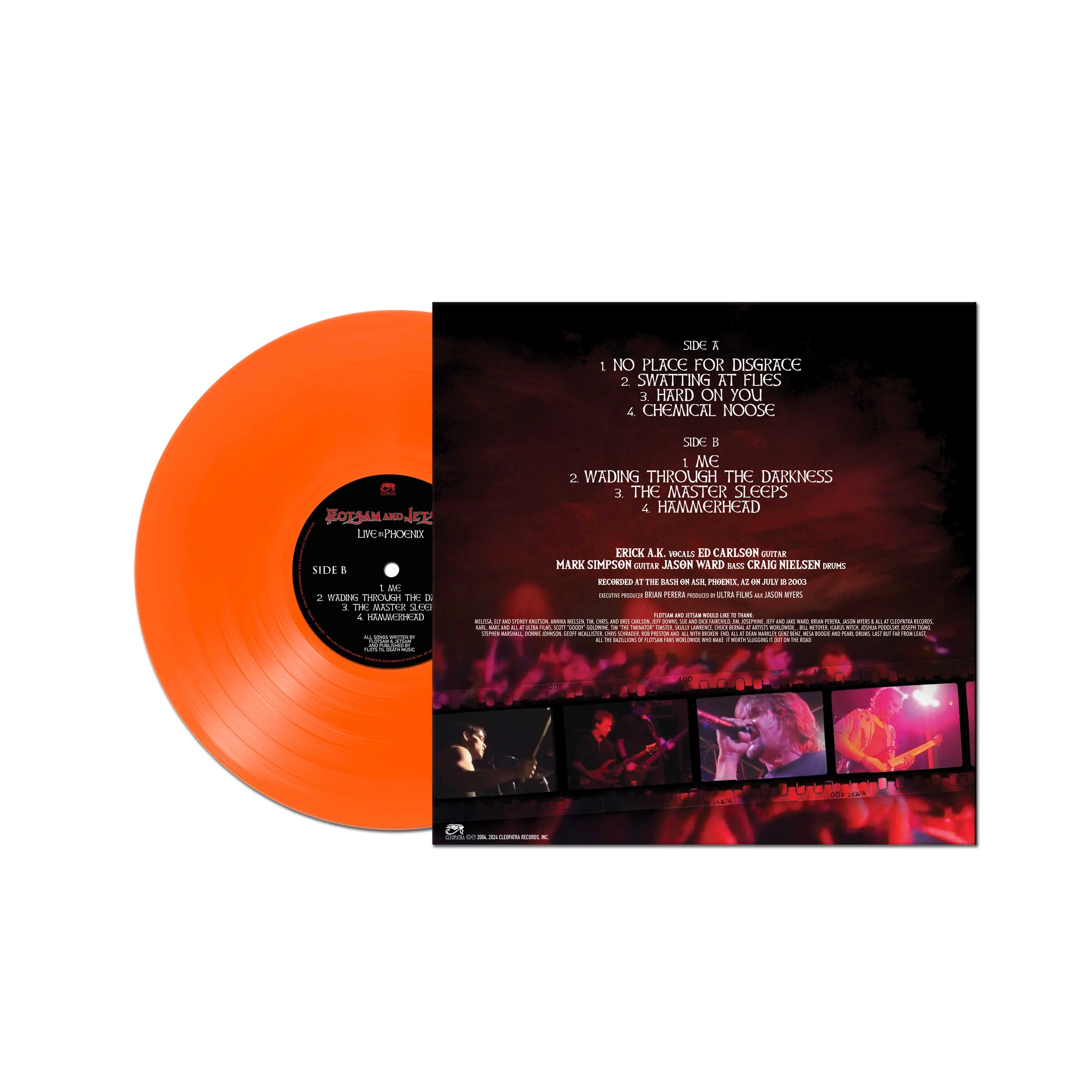 Flotsam & Jetsam - Live In Phoenix (Orange Vinyl) - Image 2