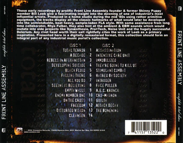 Front Line Assembly - Complete Total Terror (2 CD) - Image 2