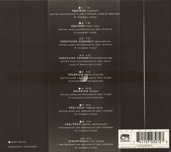 Front Line Assembly & Friends - Cryogenic Studio Collection (CD) - Image 2