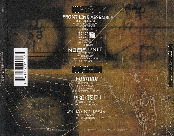 Front Line Assembly & Friends - The Best Of Cryogenic Studio(2 CD) - Image 2