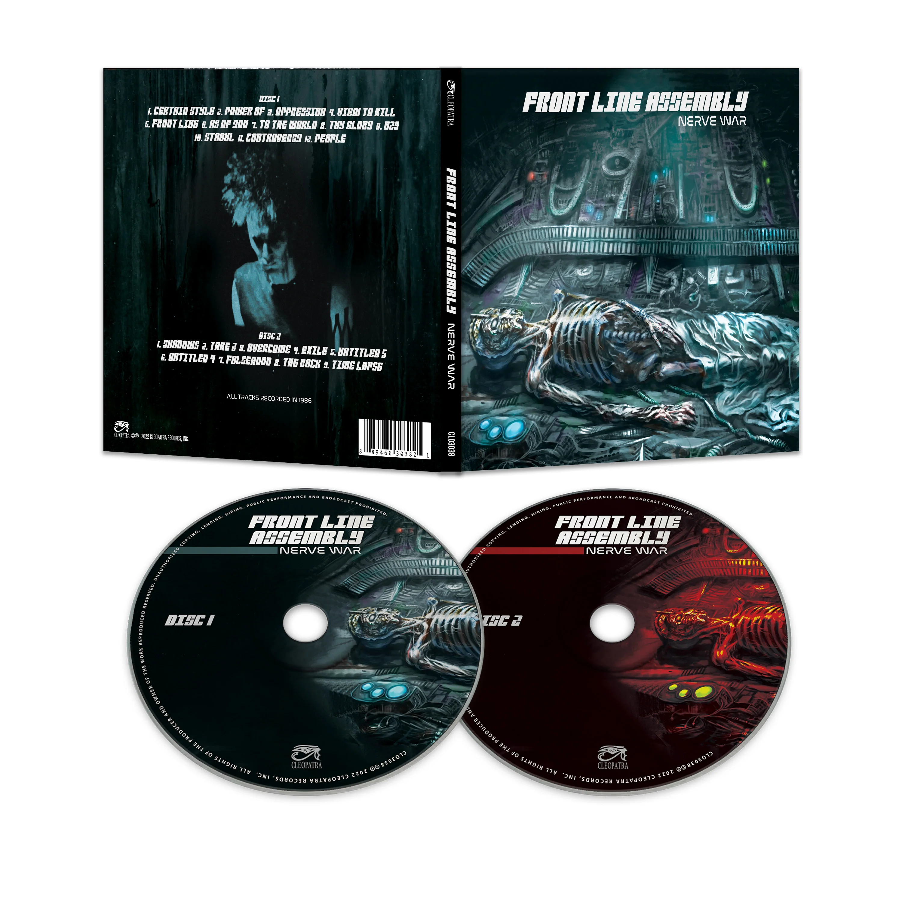 Front Line Assembly - Nerve War (2 CD Digipak) - Image 2