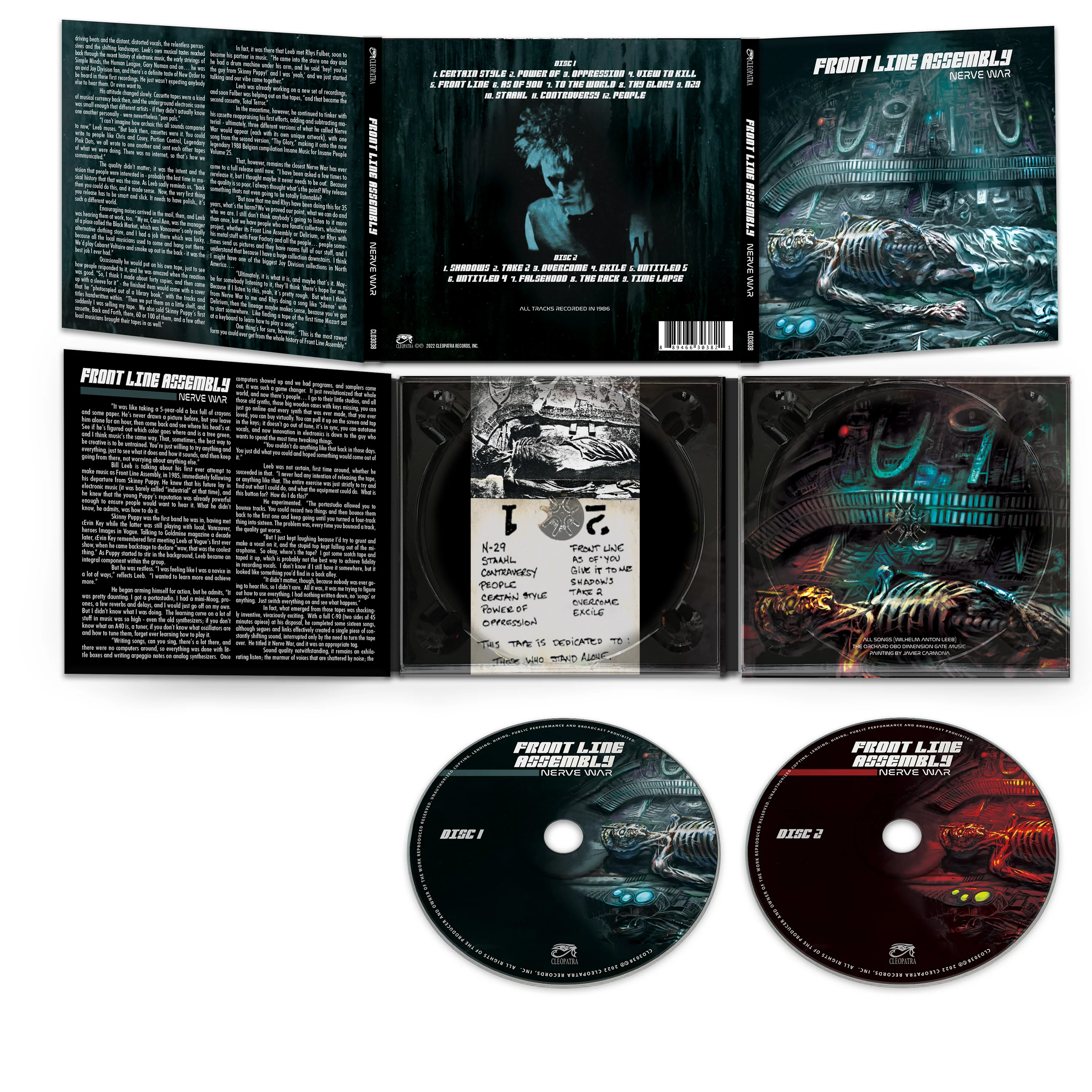Front Line Assembly - Nerve War (2 CD Digipak) - Image 3