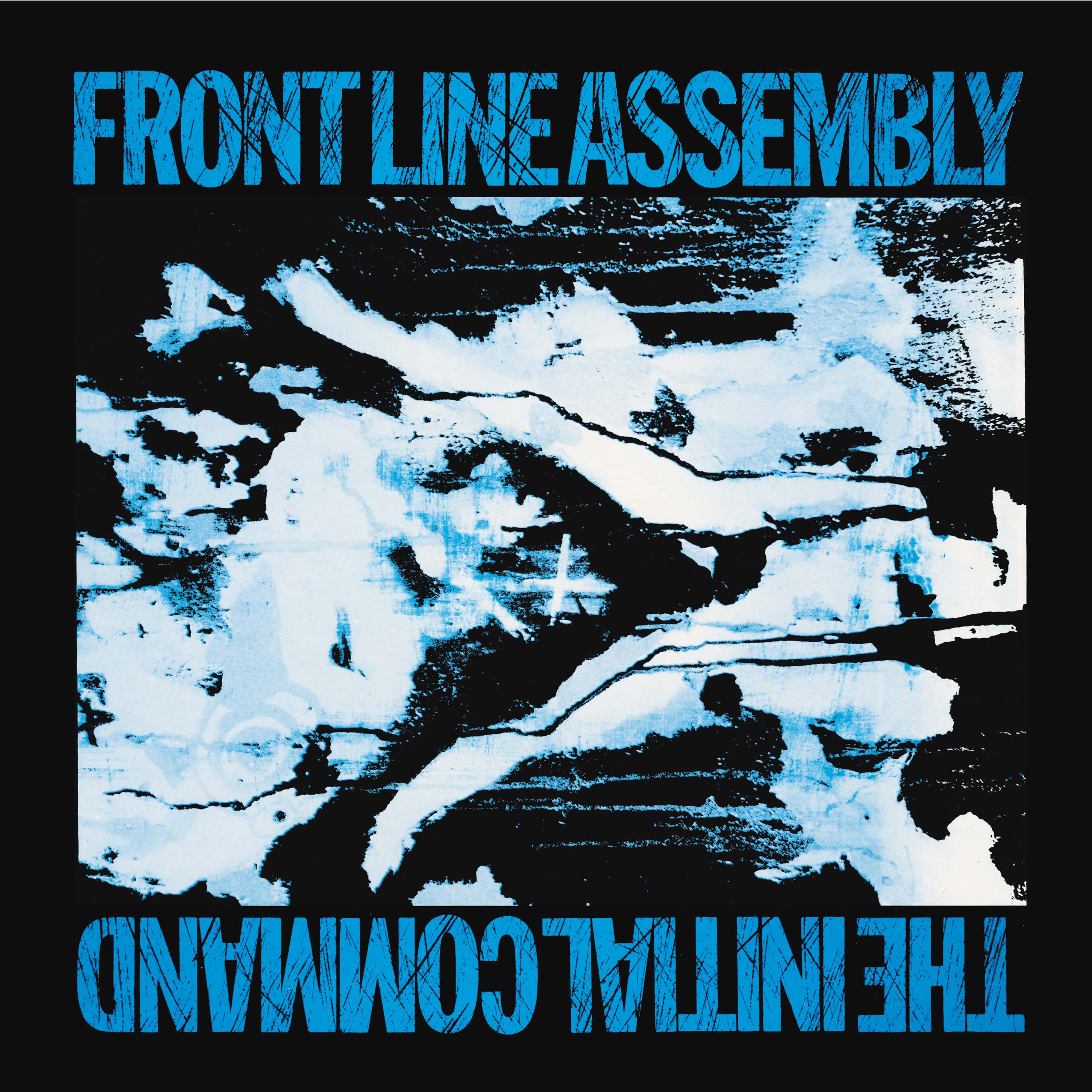 Front Line Assembly - The Initial Command (Blue-White Haze Vinyl) - Image 3