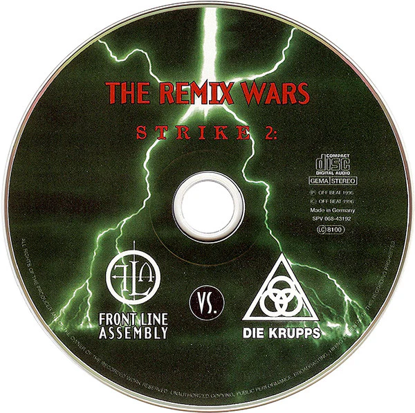 Front Line Assembly Vs Die Krupps - The Remix Wars Strike 2 (CD) Out of Print - Image 3