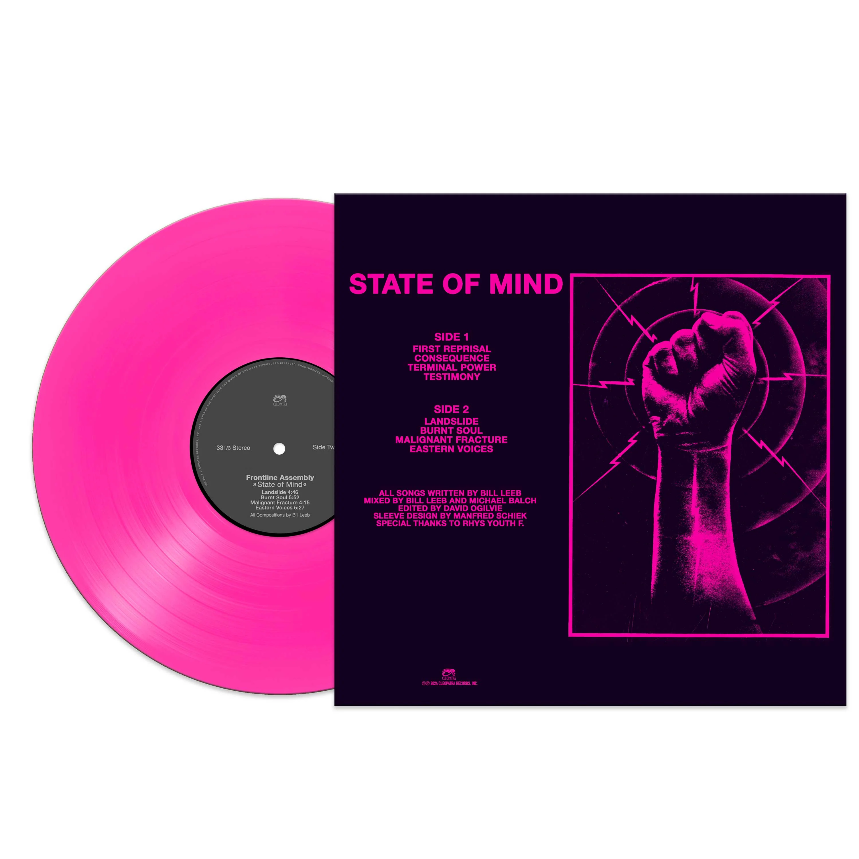 Frontline Assembly - State of Mind (Pink Vinyl) - Image 2