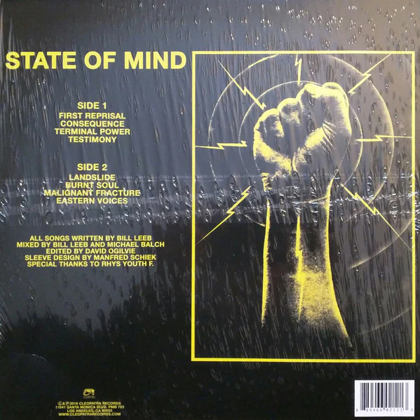 Frontline Assembly - State of Mind (Limited Edition Yellow Vinyl) Out of Print - Image 2
