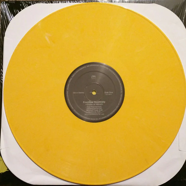 Frontline Assembly - State of Mind (Limited Edition Yellow Vinyl) Out of Print - Image 3