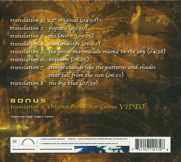 Future Sound Of London - Papua New Guinea Translations (CD) - Image 2