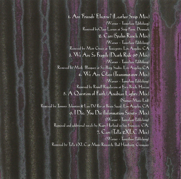 Gary Numan - The Mix (CD) - Image 2