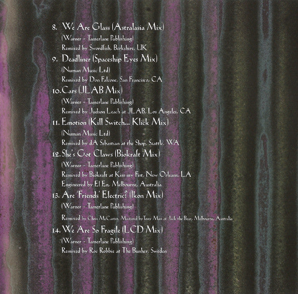Gary Numan - The Mix (CD) - Image 3