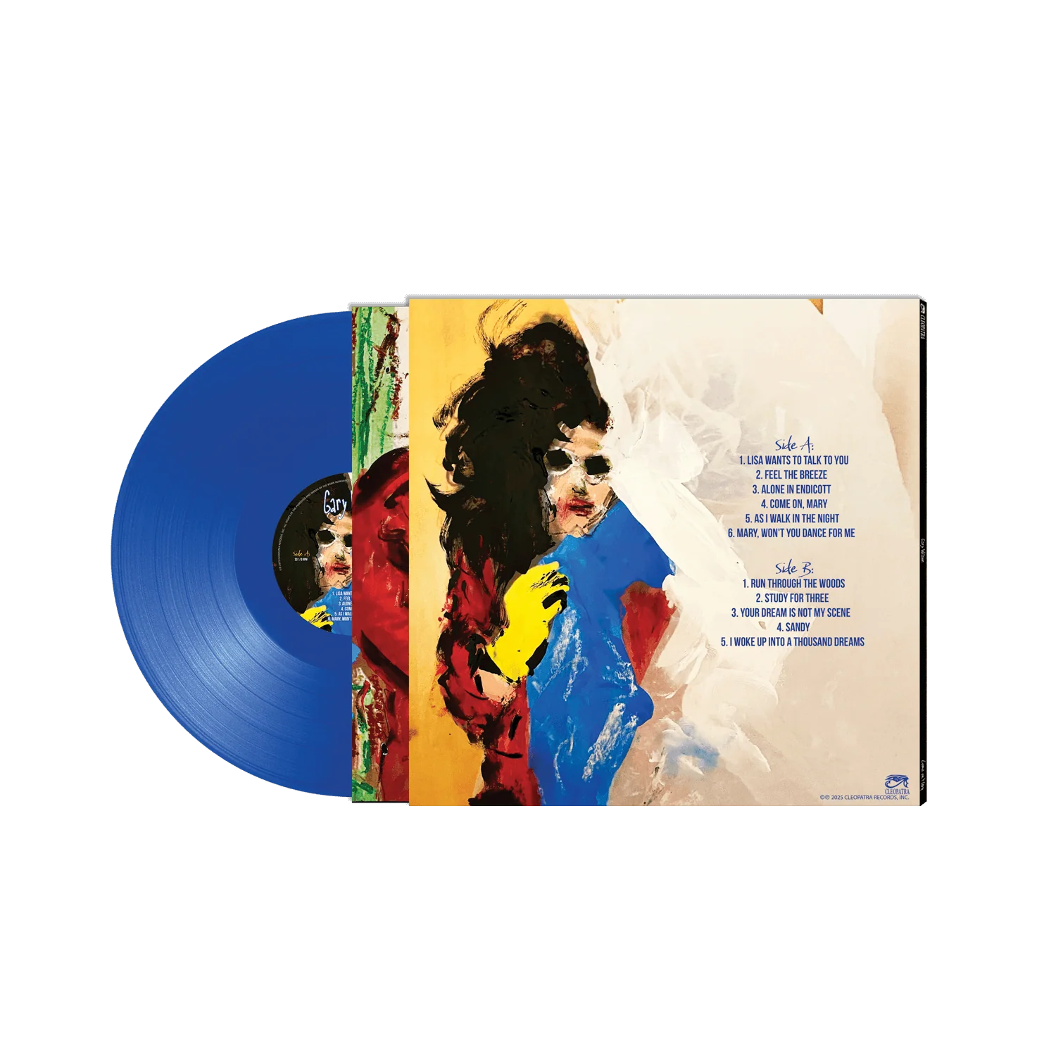 Gary Wilson - Come On, Mary (Blue Vinyl LP) - Image 2