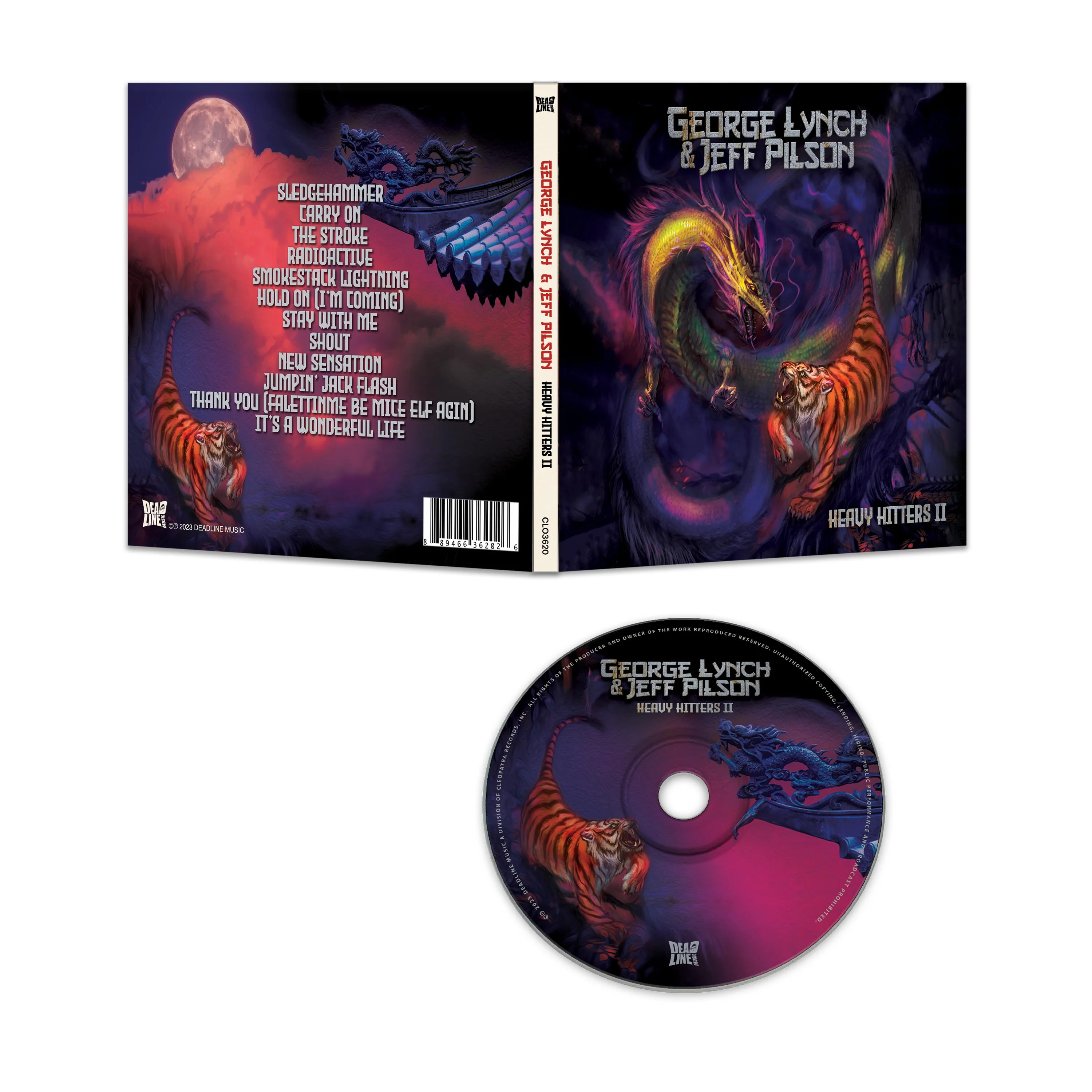 George Lynch & Jeff Pilson - Heavy Hitters II (CD) - Image 2