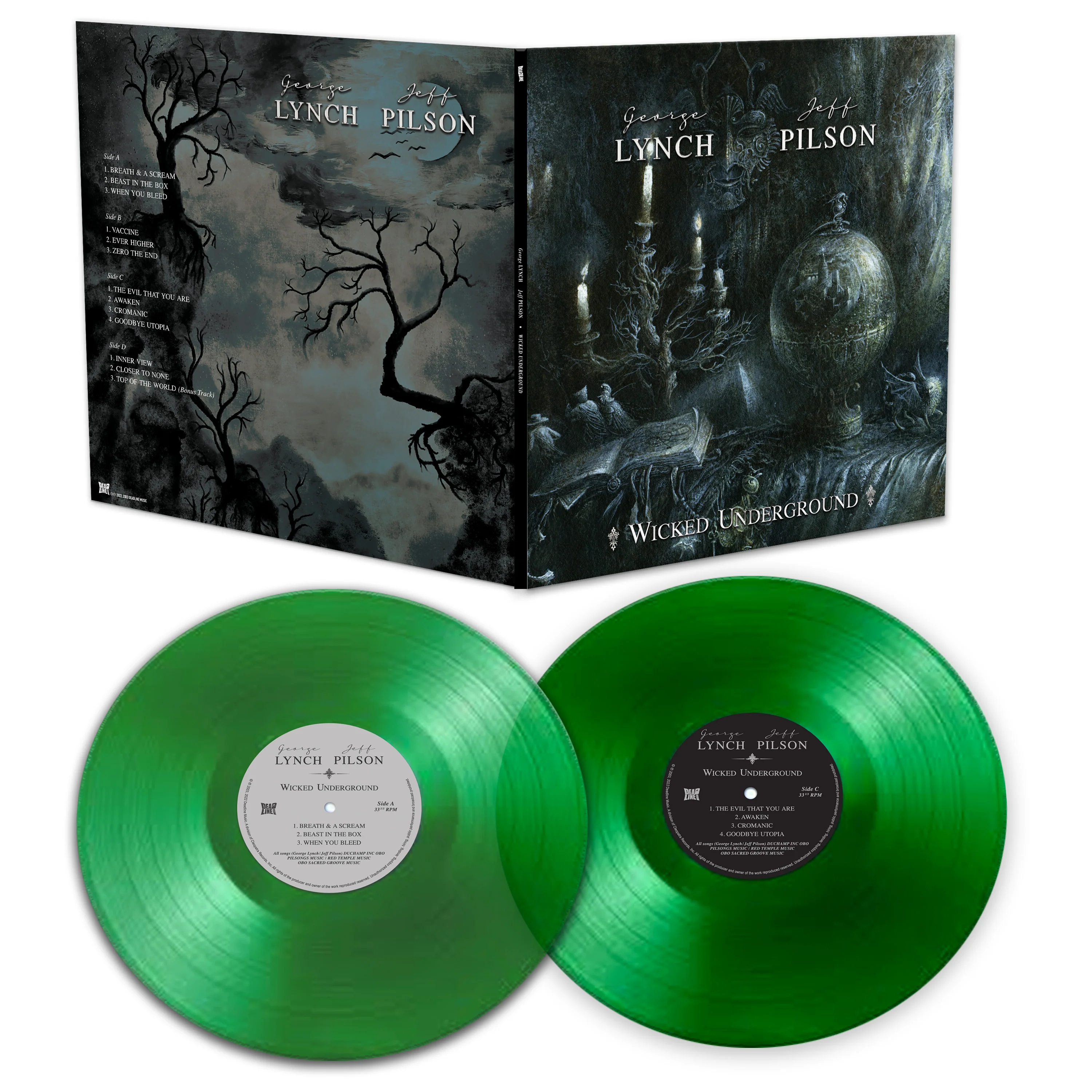 George Lynch & Jeff Pilson - Wicked Underground (Green Double Vinyl) - Image 2