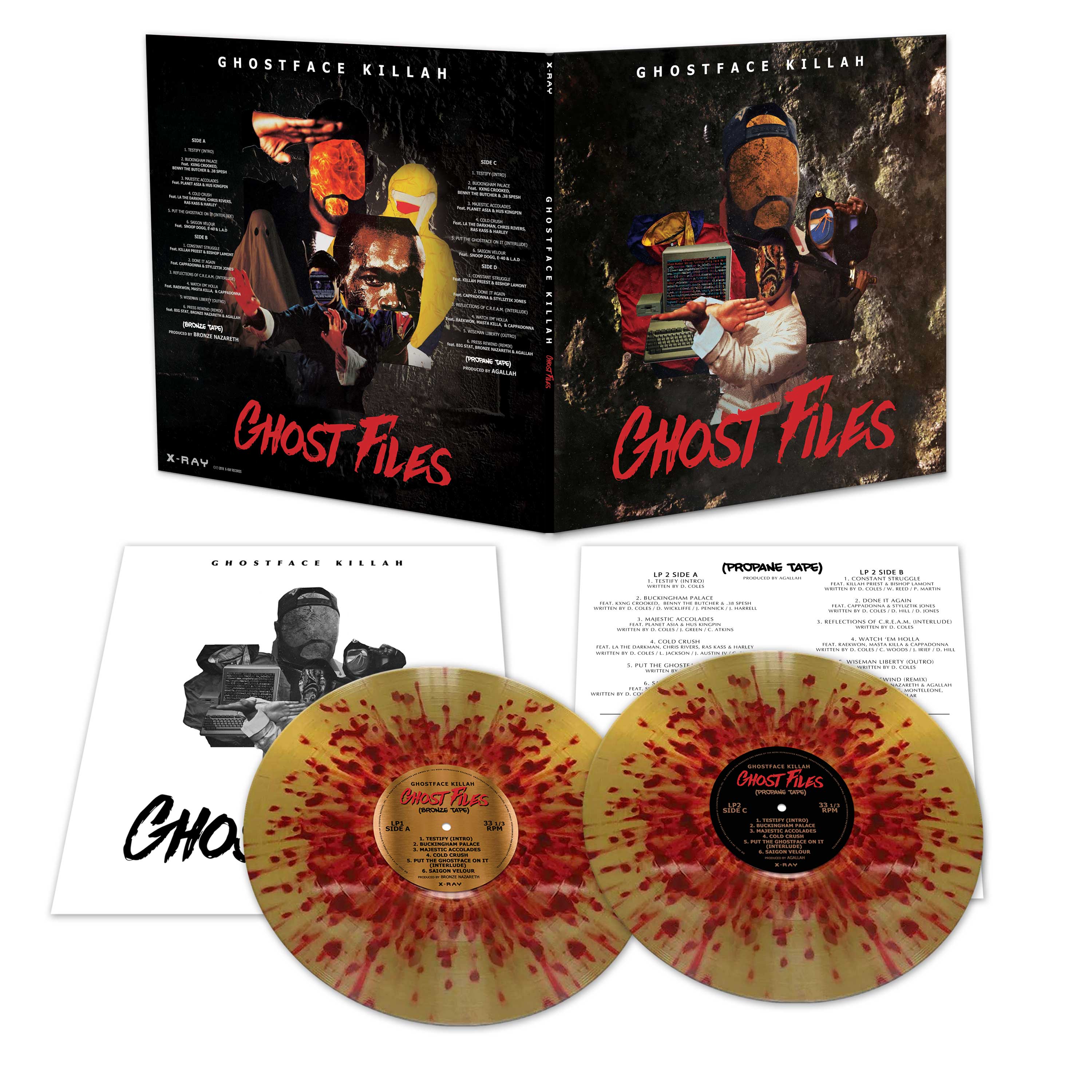 Ghostface Killah - Ghost Files (Gold-Red Splatter Double Vinyl) - Image 2