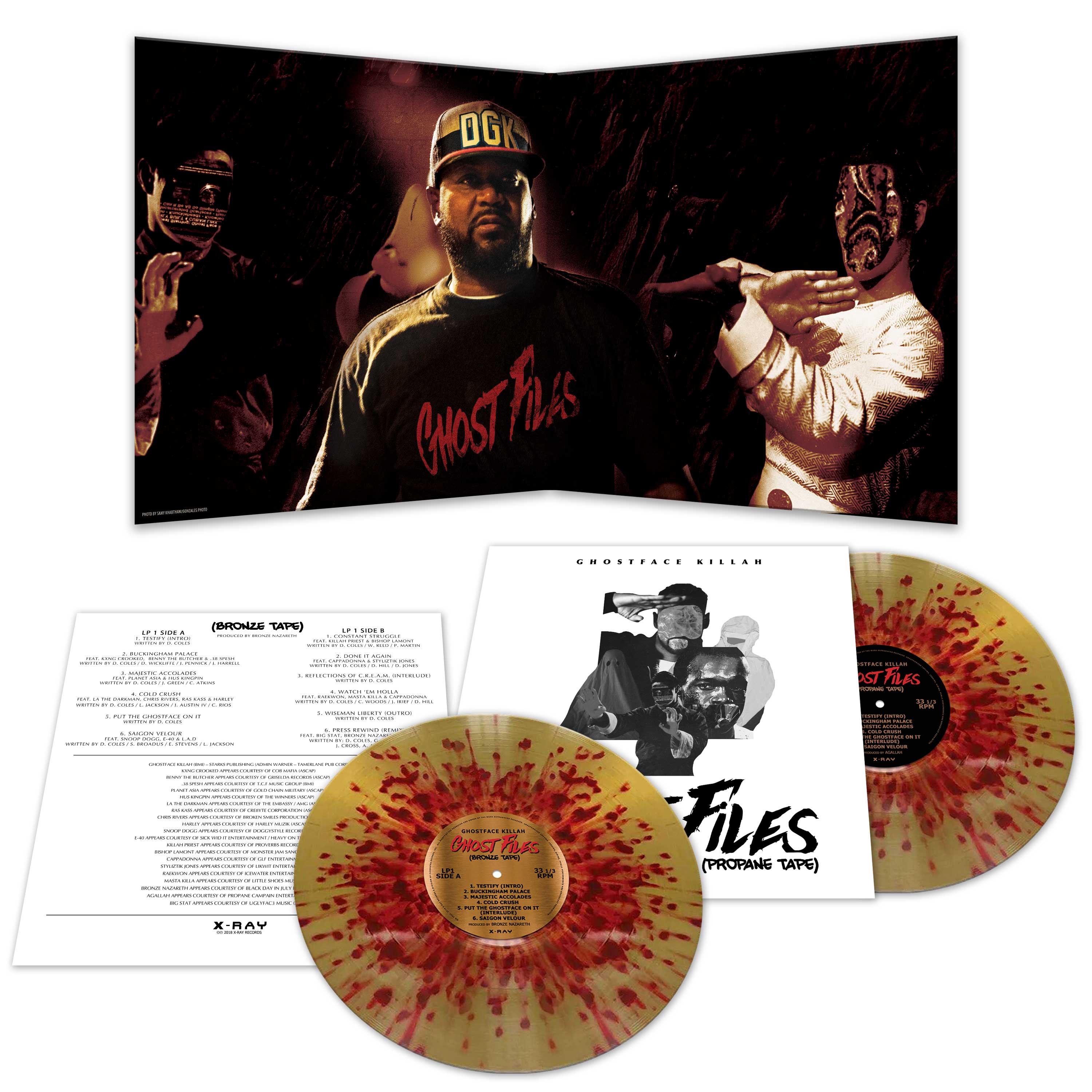 Ghostface Killah - Ghost Files (Gold-Red Splatter Double Vinyl) - Image 3