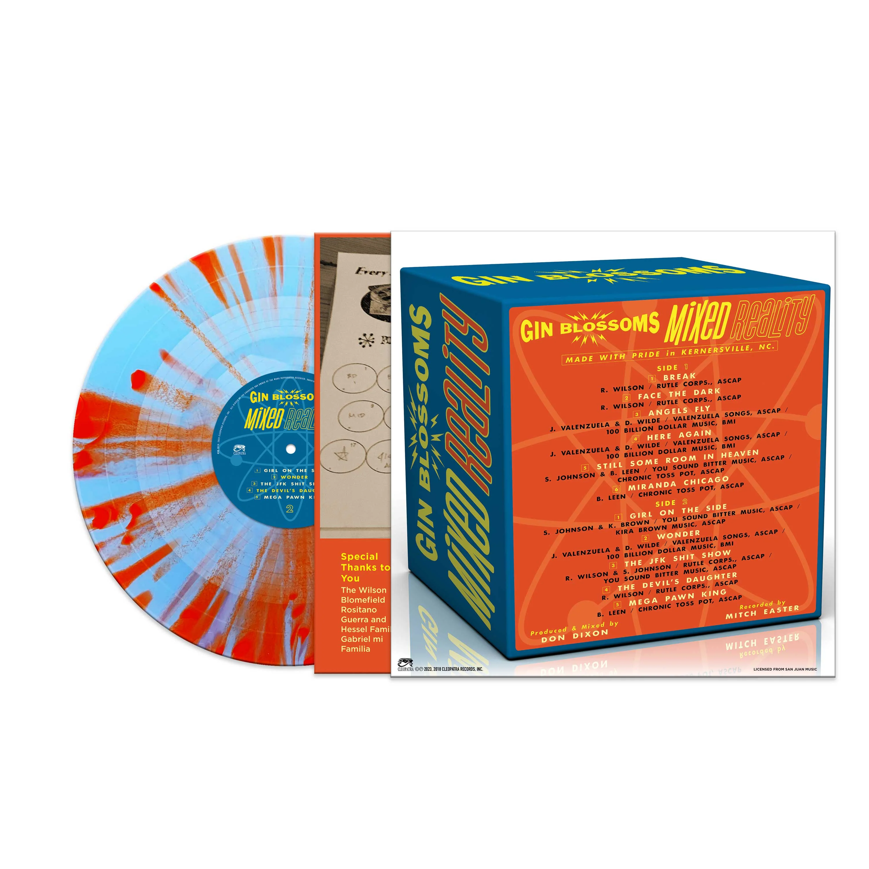 Gin Blossoms - Mixed Reality (Blue-Orange Splatter Vinyl) - Image 2
