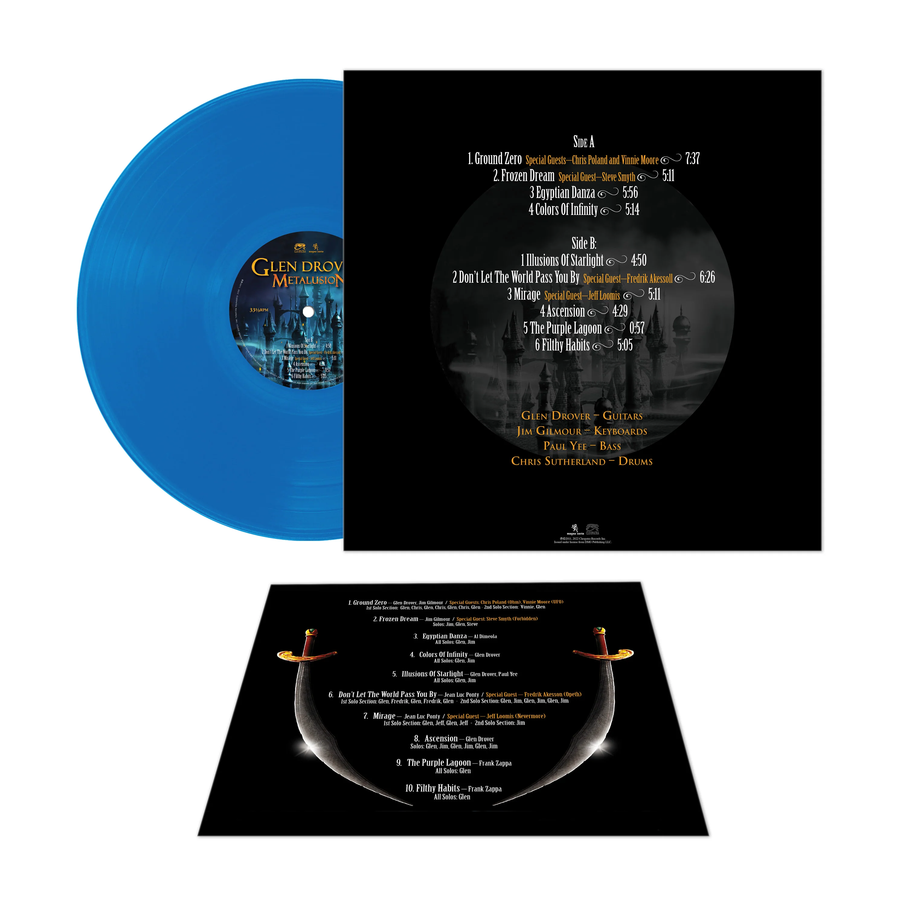 Glen Drover - Metalusion (Blue Vinyl) - Image 3