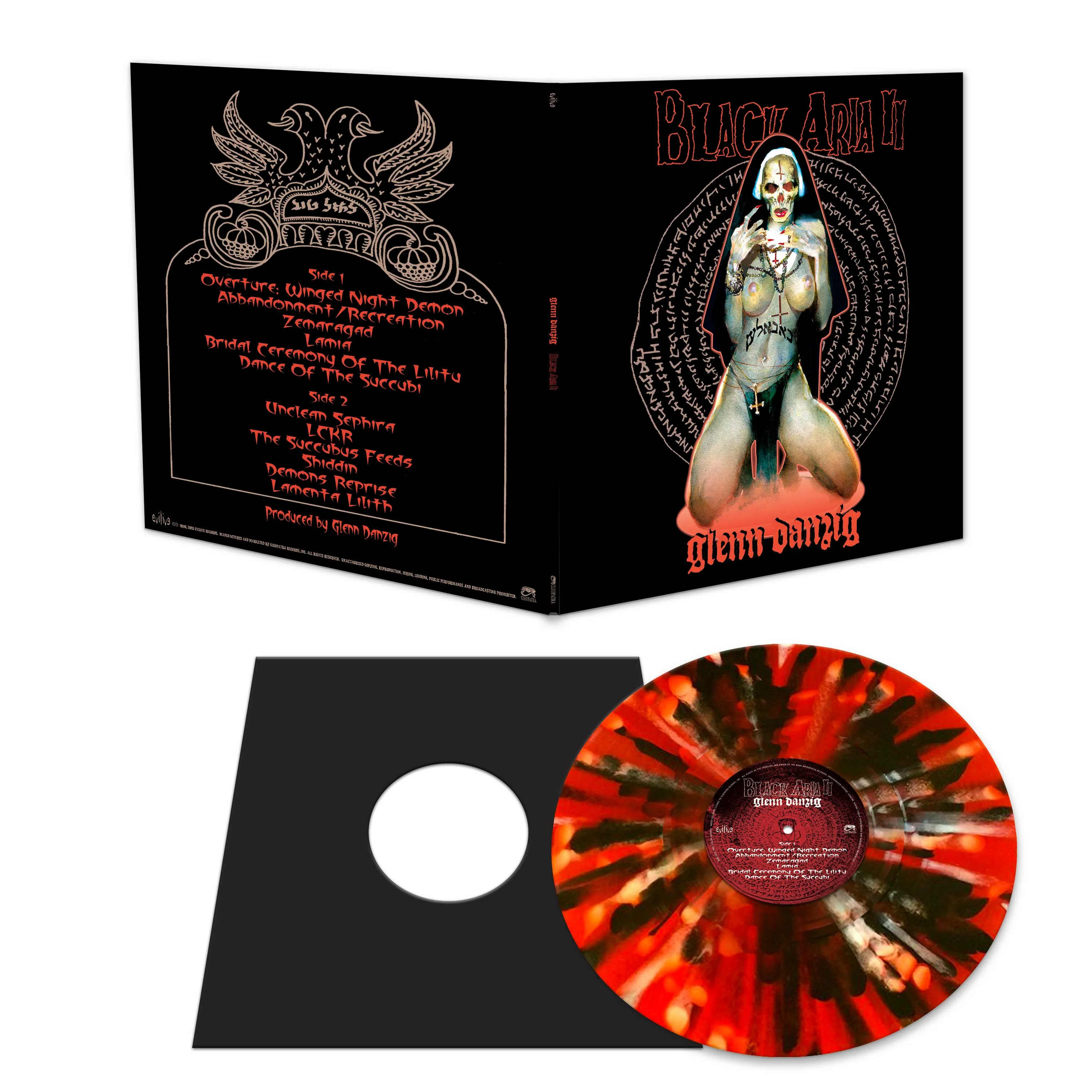 Glenn Danzig - Black Aria II (Orange-Black-Yellow Splatter Vinyl) - Image 2