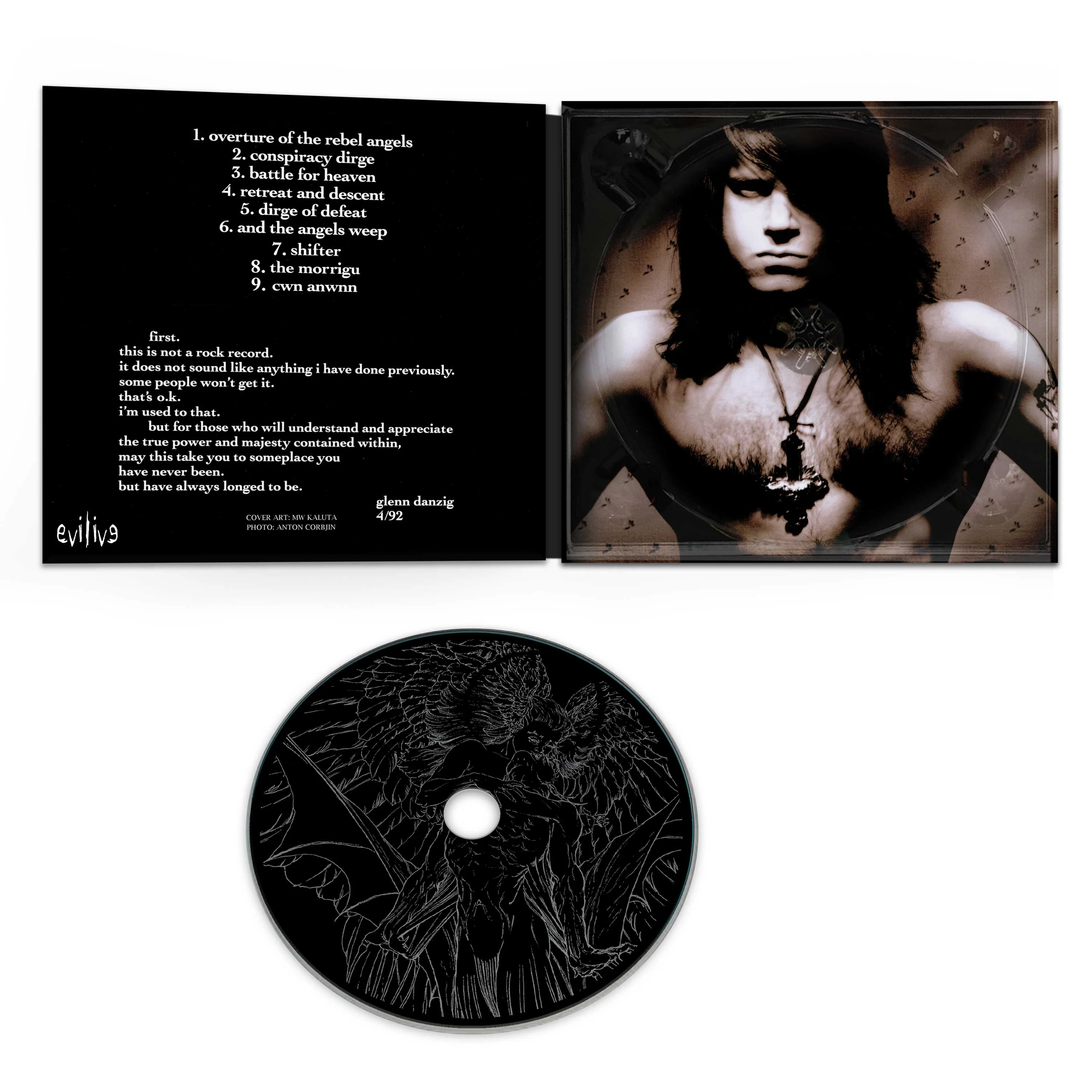 Glenn Danzig - Black Aria (Original Pressing - CD) - Image 3