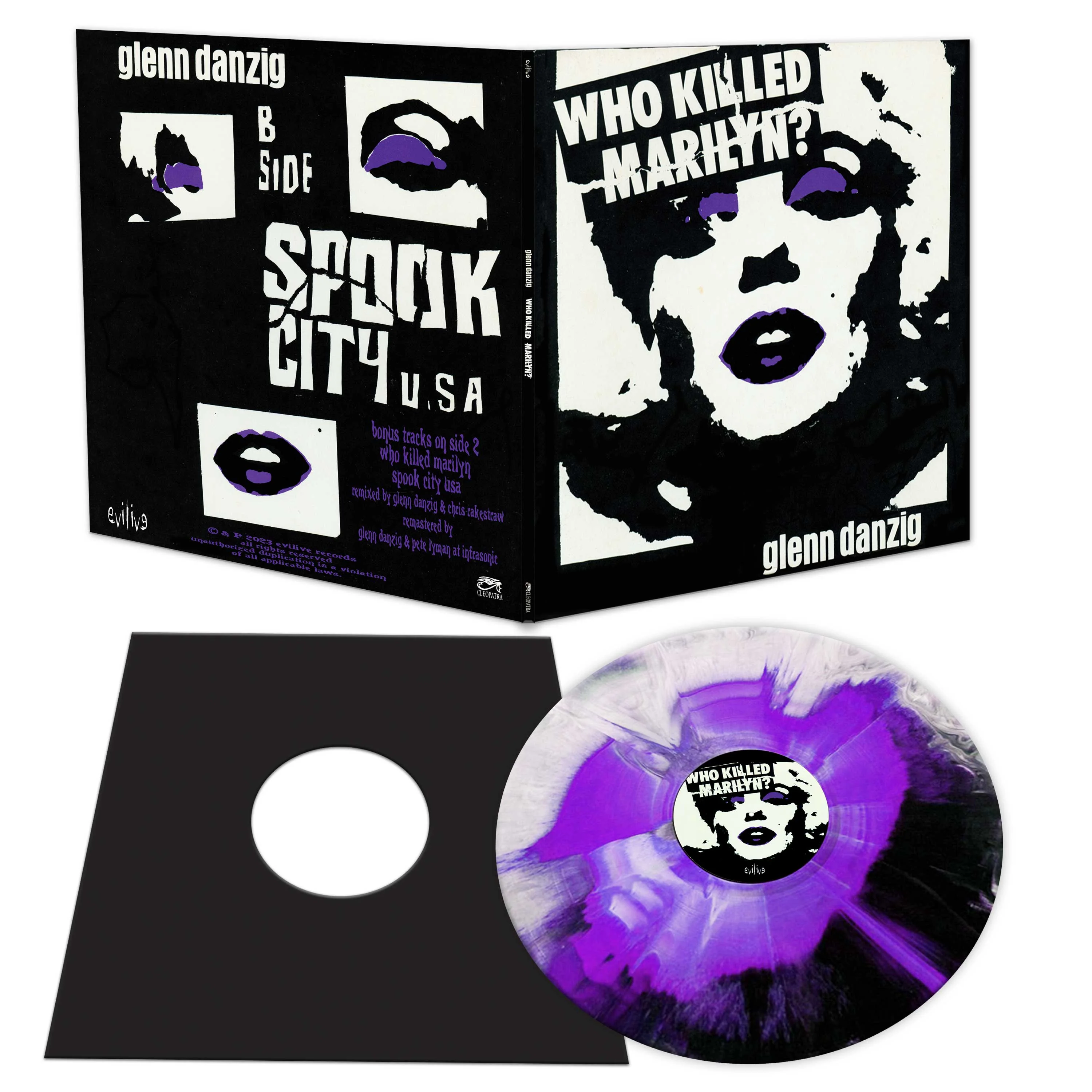 Glenn Danzig - Who Killed Marilyn? (White-Purple-Black Haze Vinyl) - Image 2