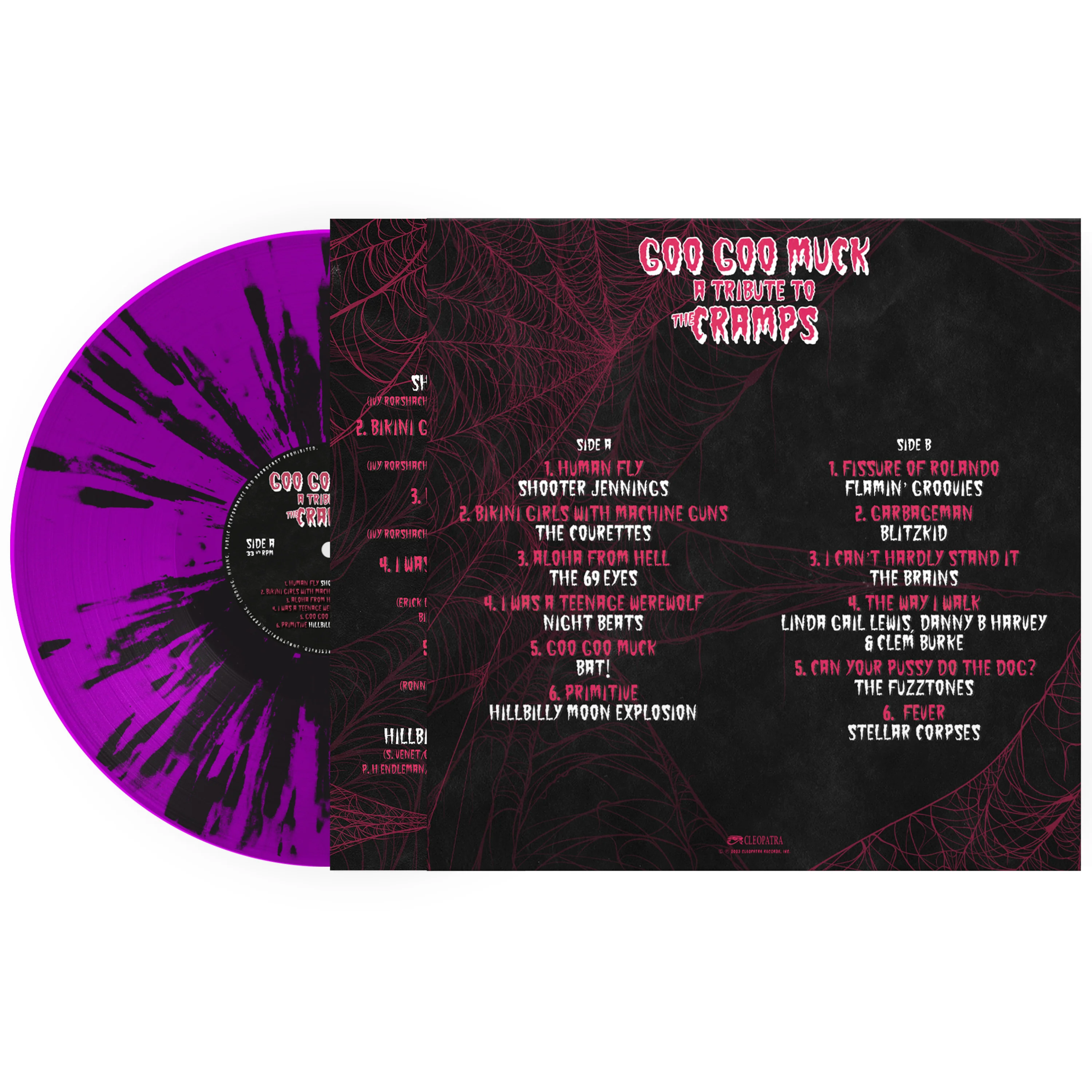 Goo Goo Muck - A Tribute to The Cramps (Purple-Black Splatter) - Image 2