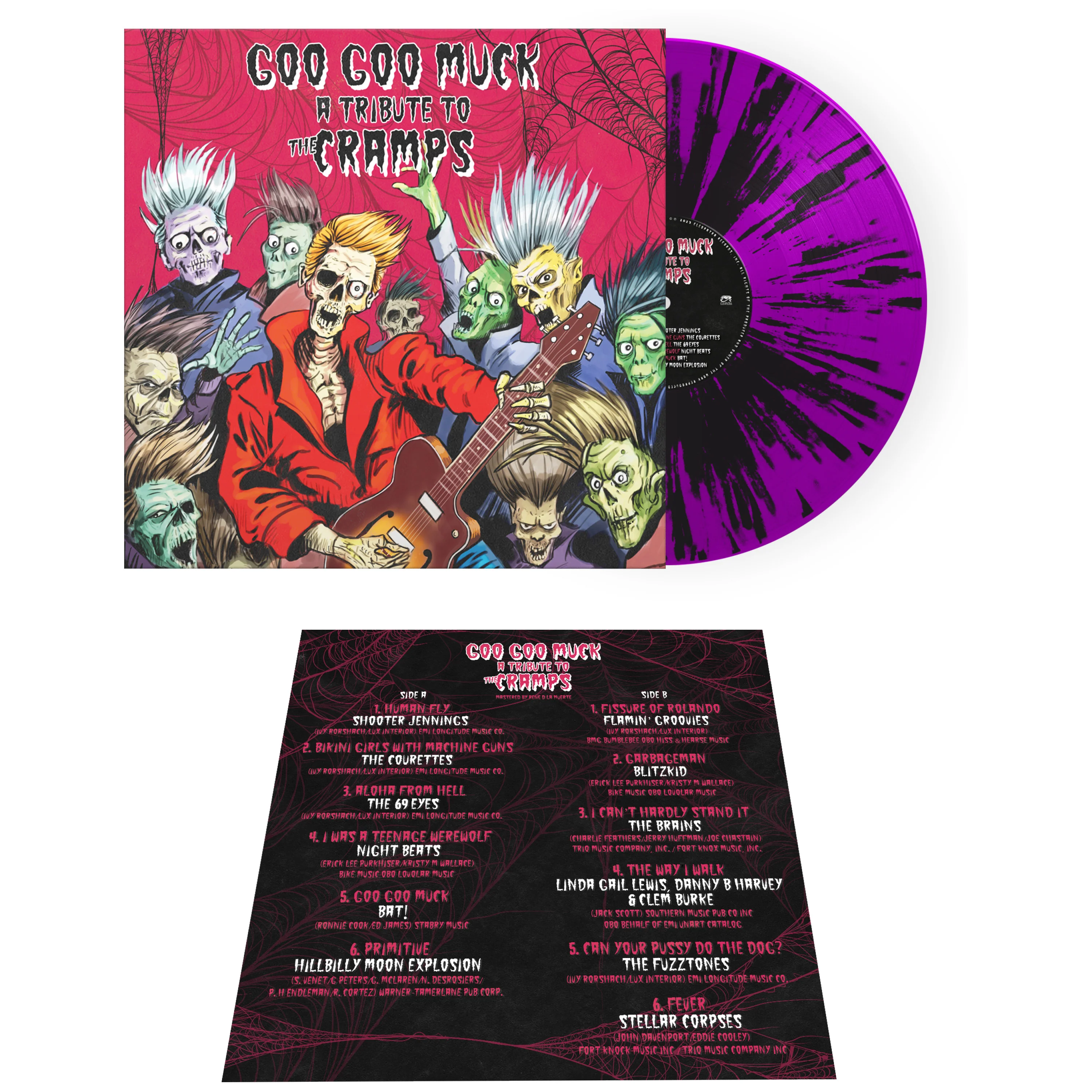 Goo Goo Muck - A Tribute to The Cramps (Purple-Black Splatter) - Image 3